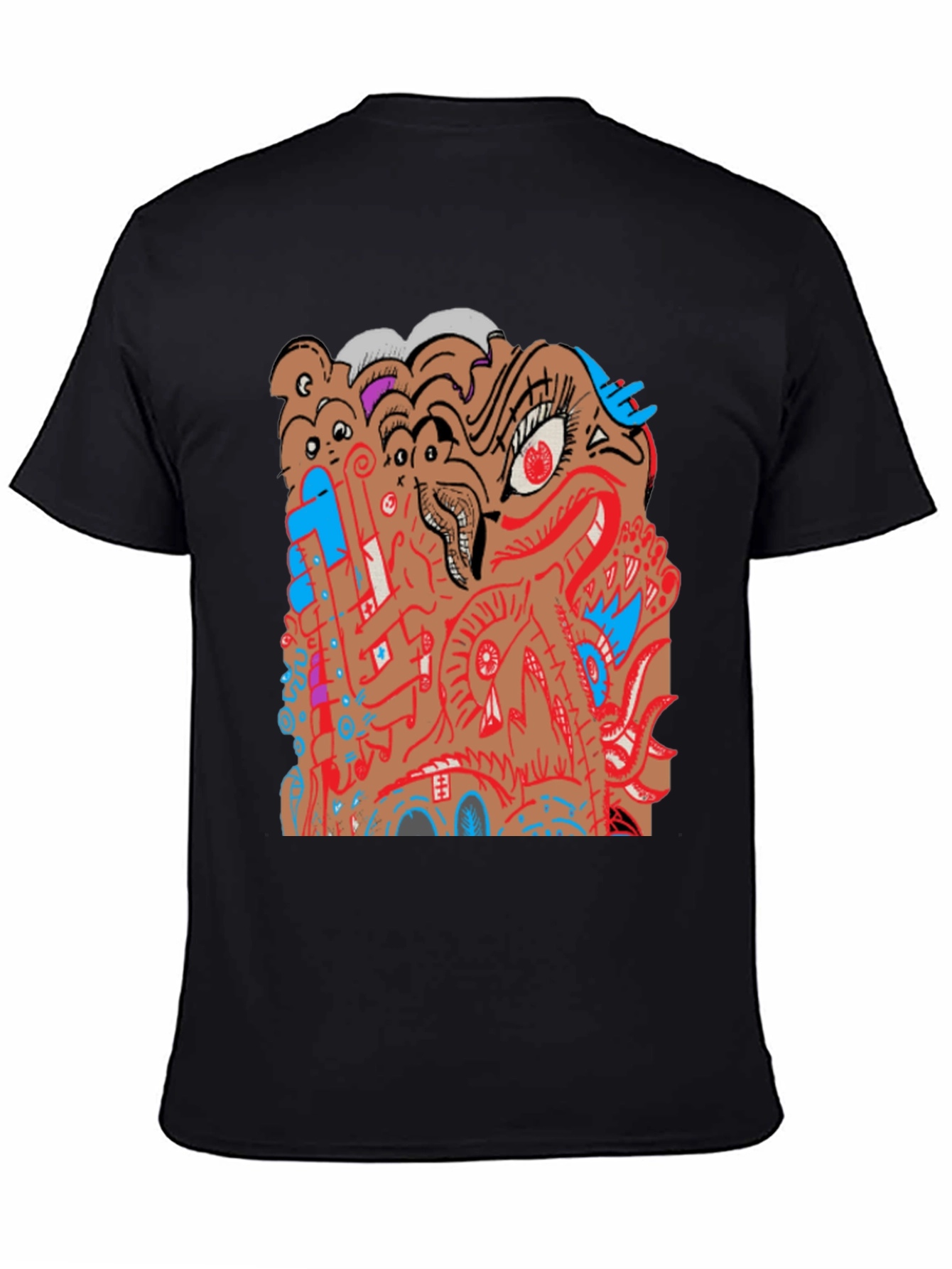 Abstract Graphic Print Tee