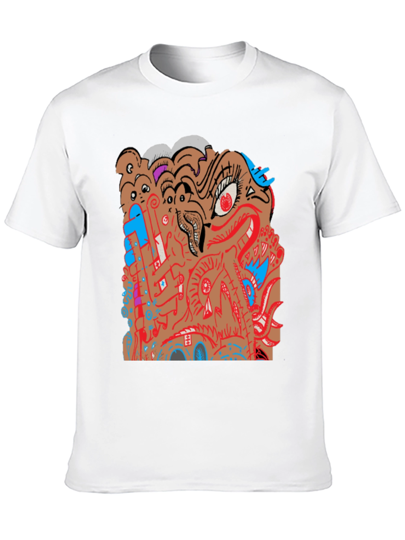 Abstract Graphic Print Tee