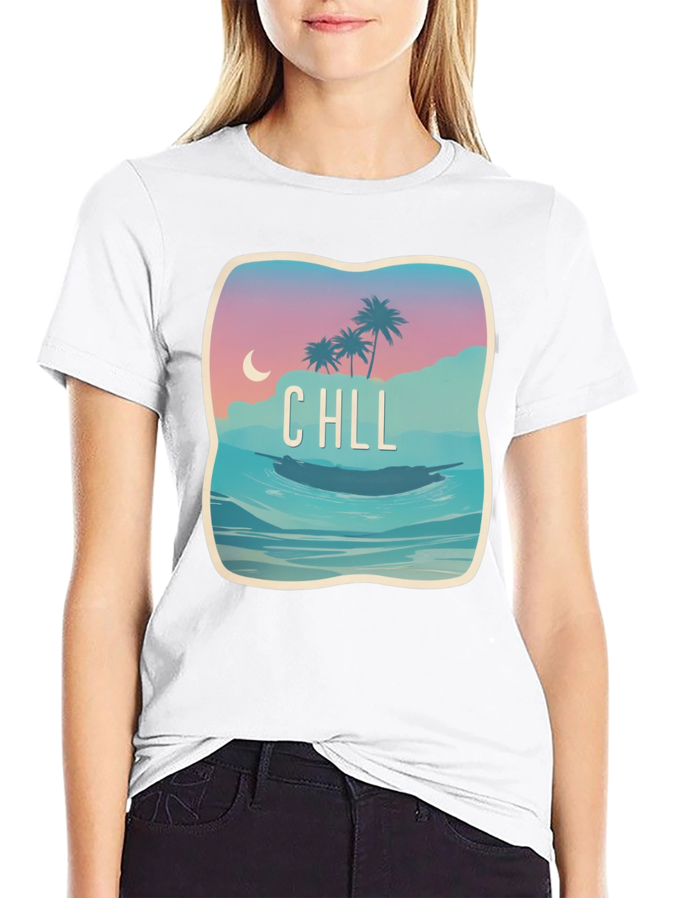 Chill Island Graphic Tee - Relaxed Vibe T-Shirt