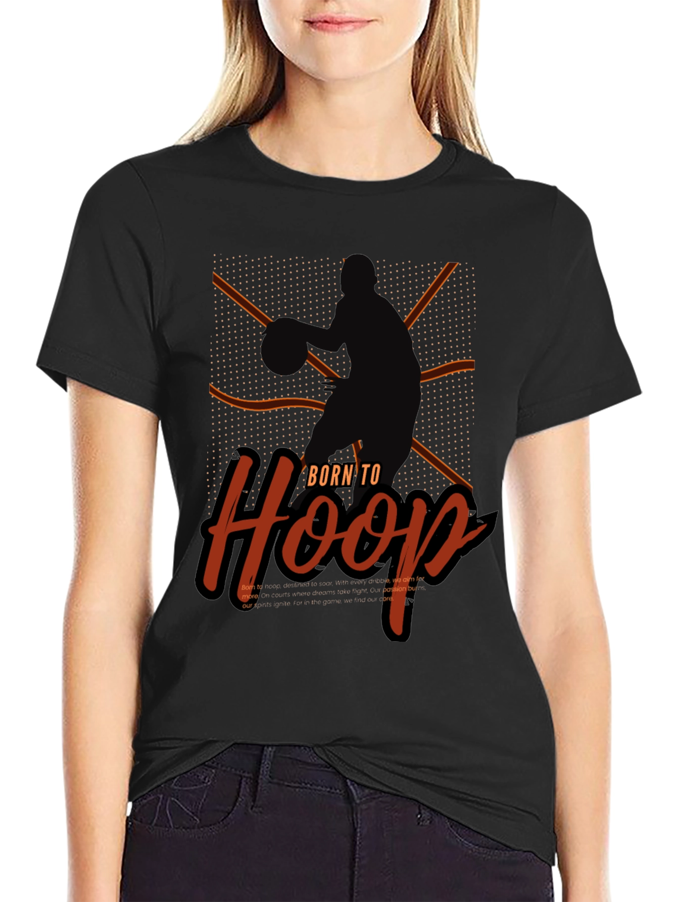 Born To Hoop Graphic T-Shirt