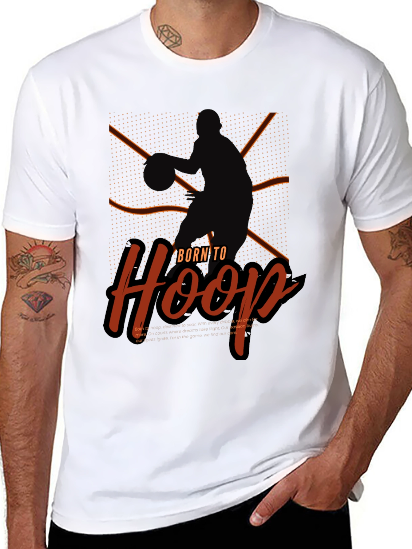 Born To Hoop Graphic T-Shirt