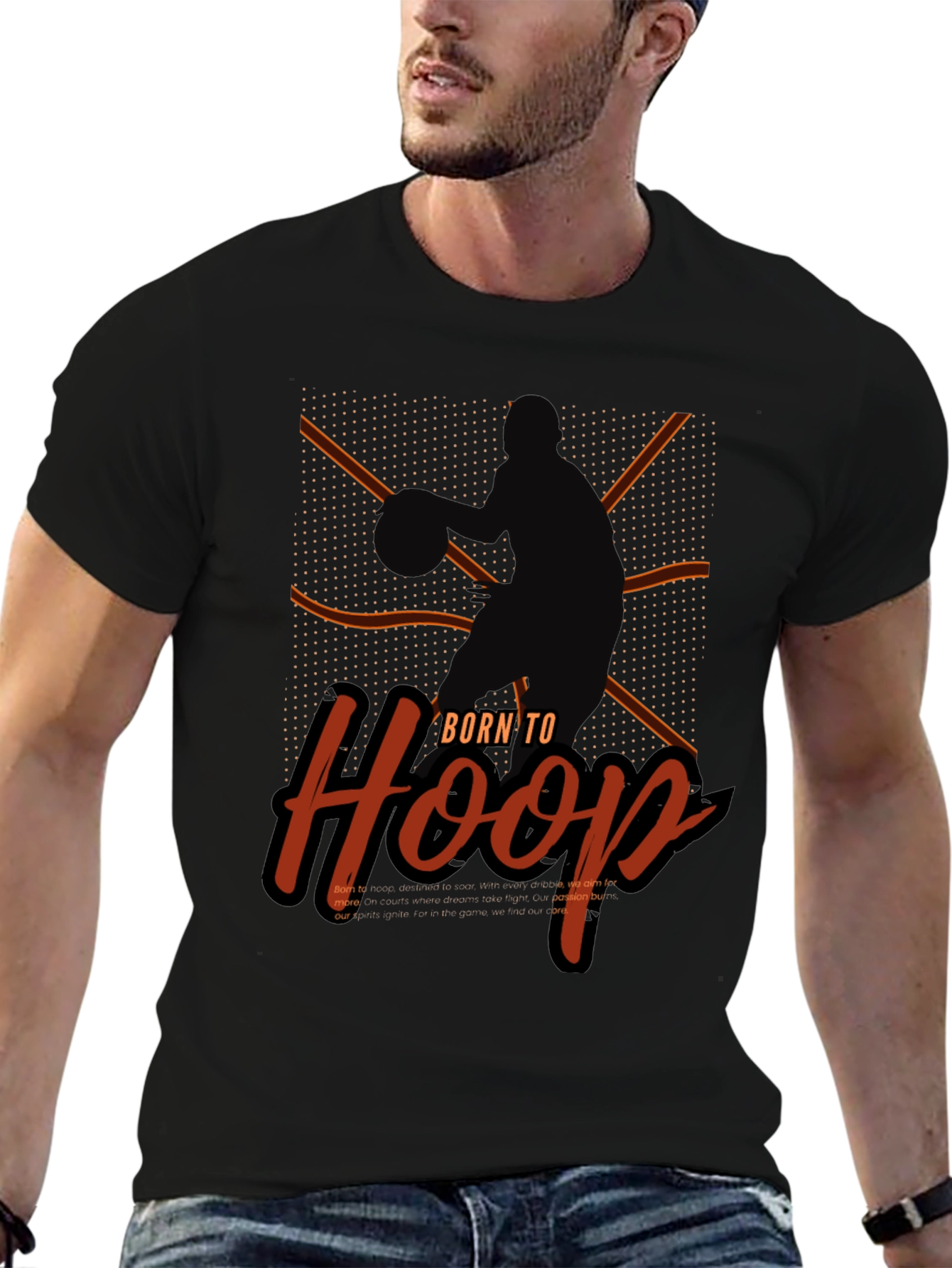 Born To Hoop Graphic T-Shirt