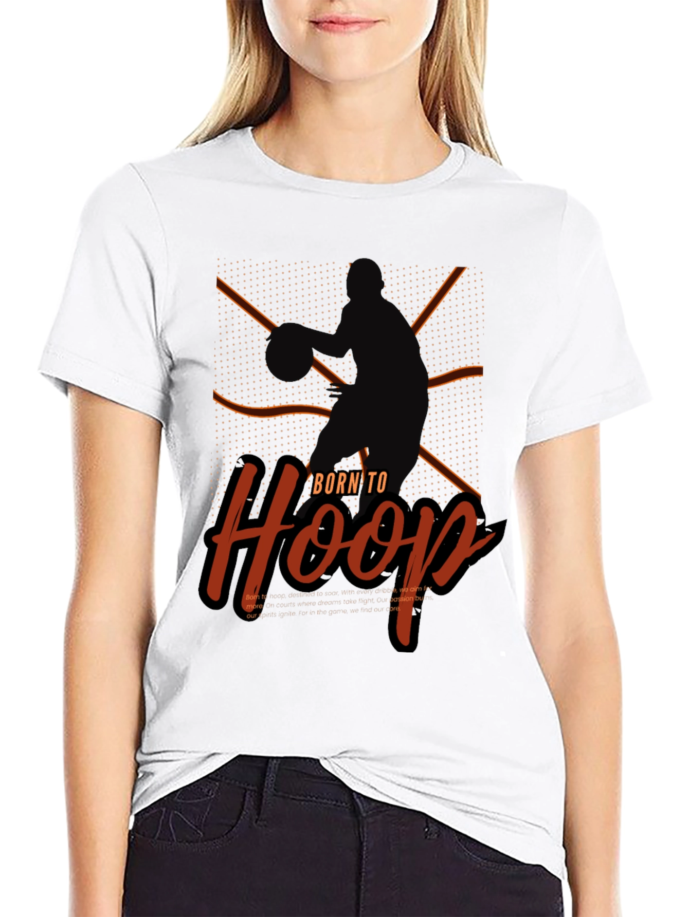Born To Hoop Graphic T-Shirt