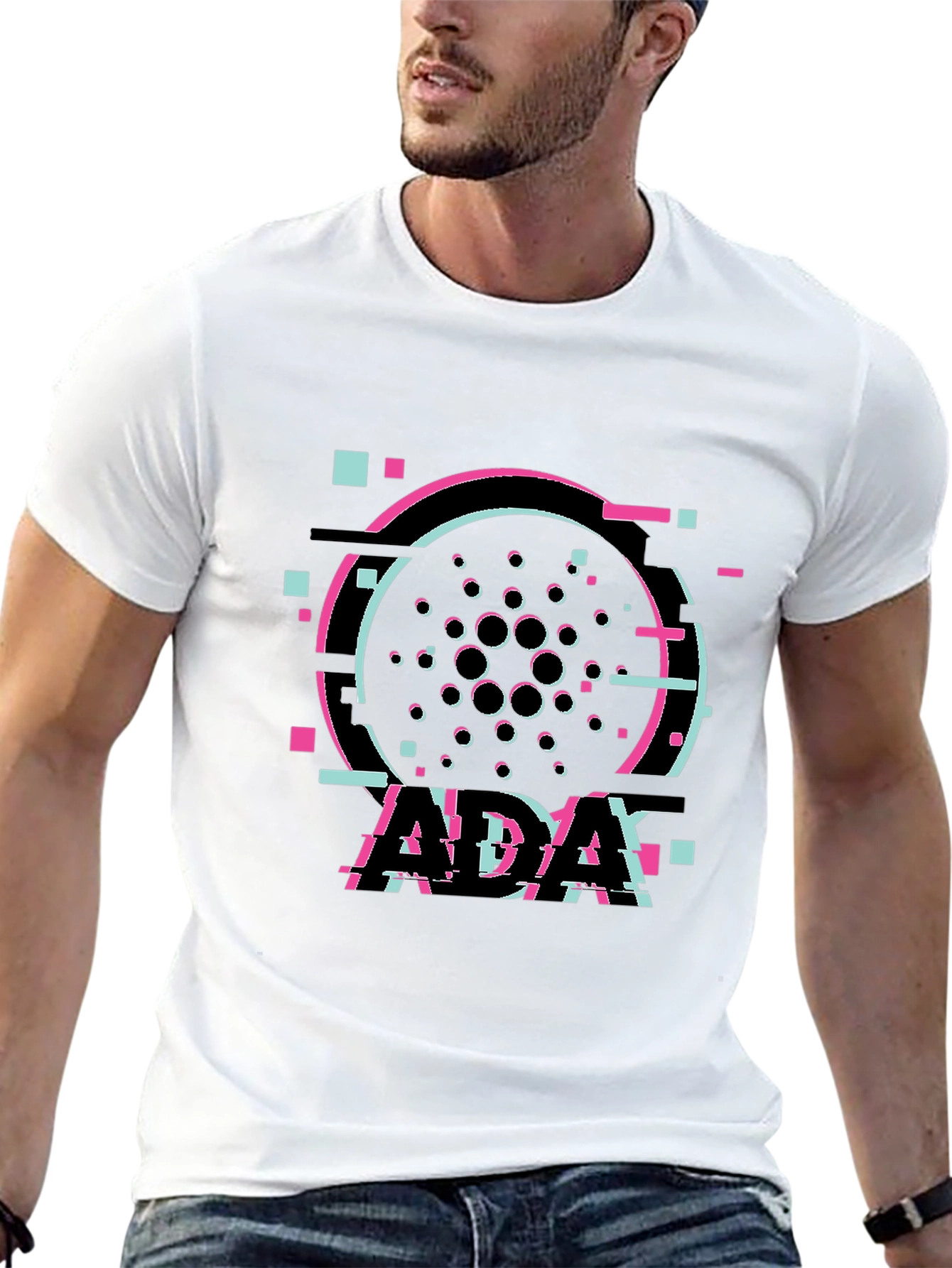 ADA Cardano Glitch T-Shirt