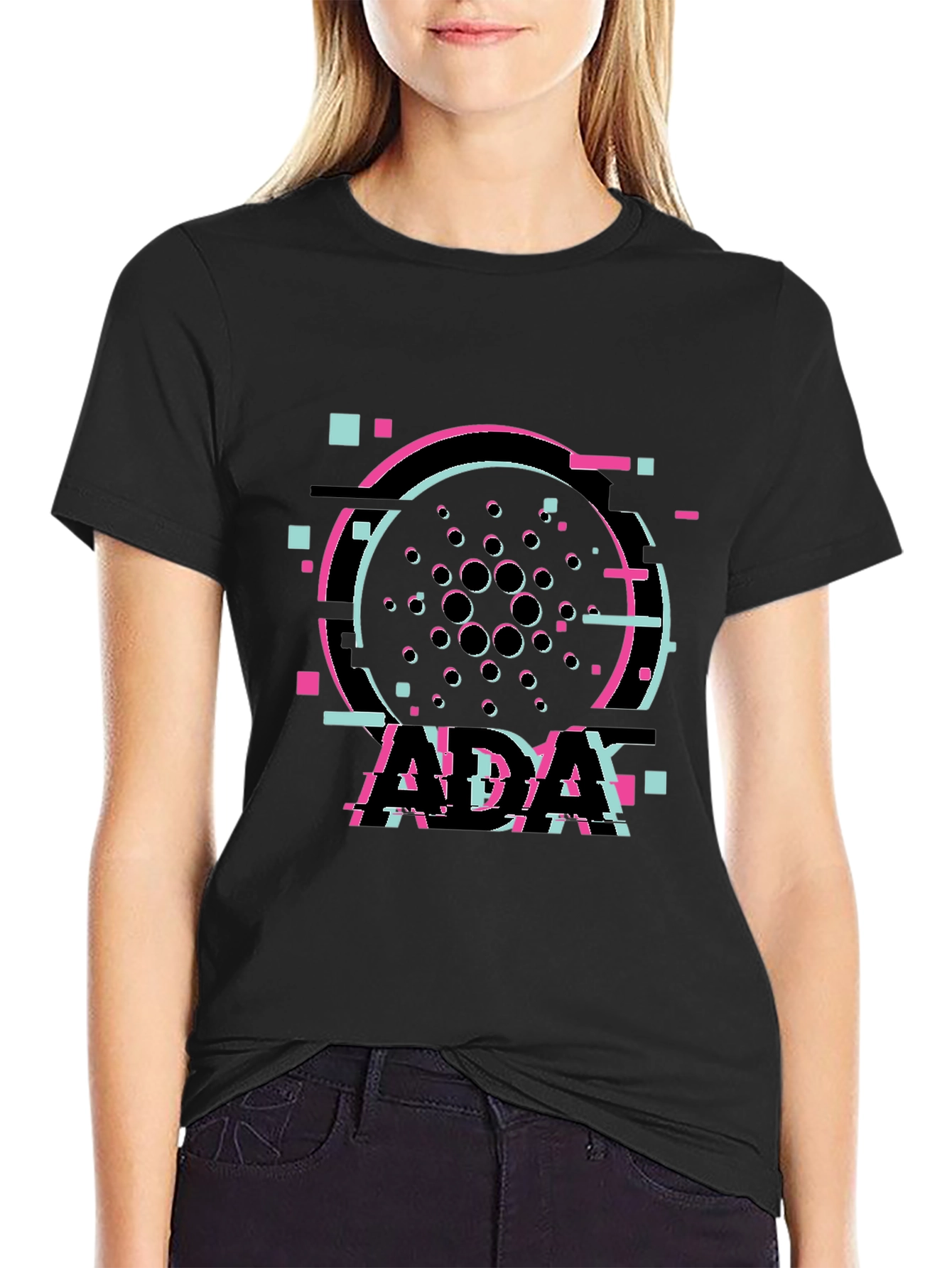 ADA Cardano Glitch T-Shirt