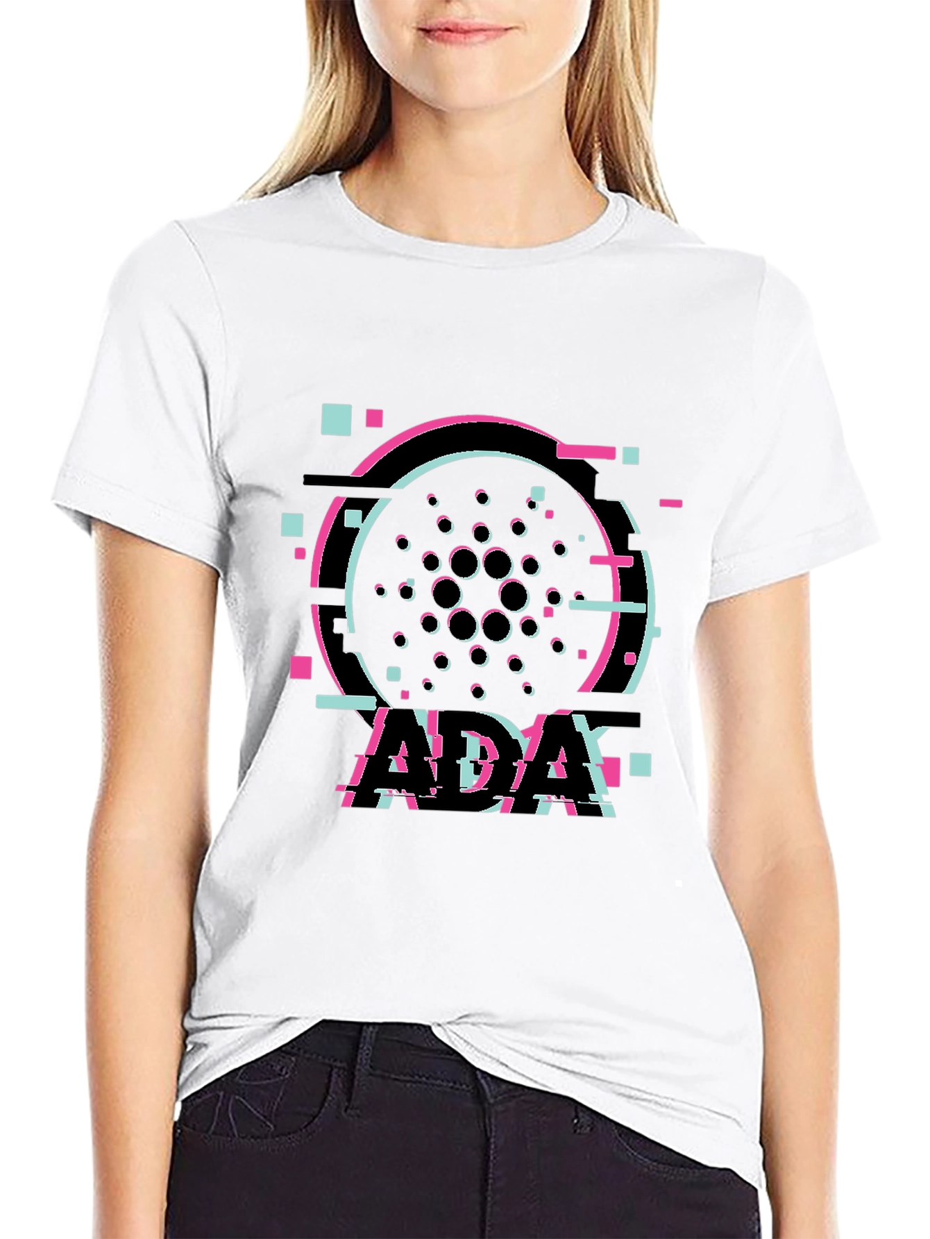 ADA Cardano Glitch T-Shirt