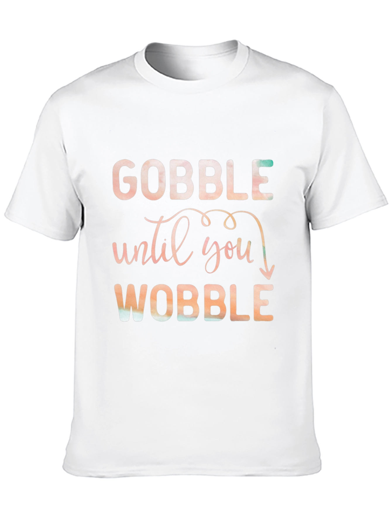 Gobble Until You Wobble Black T-Shirt