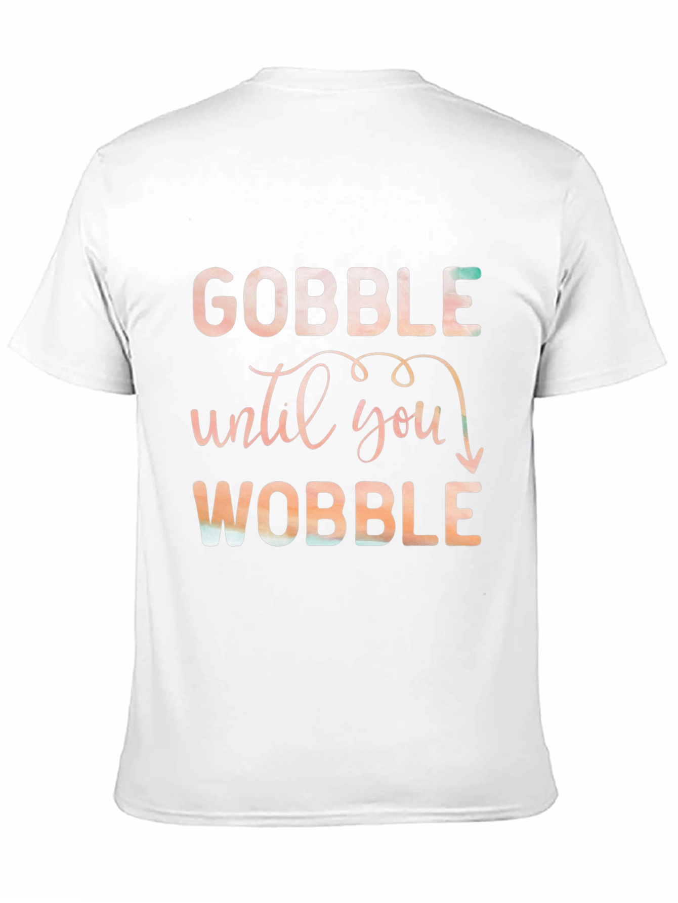 Gobble Until You Wobble Black T-Shirt