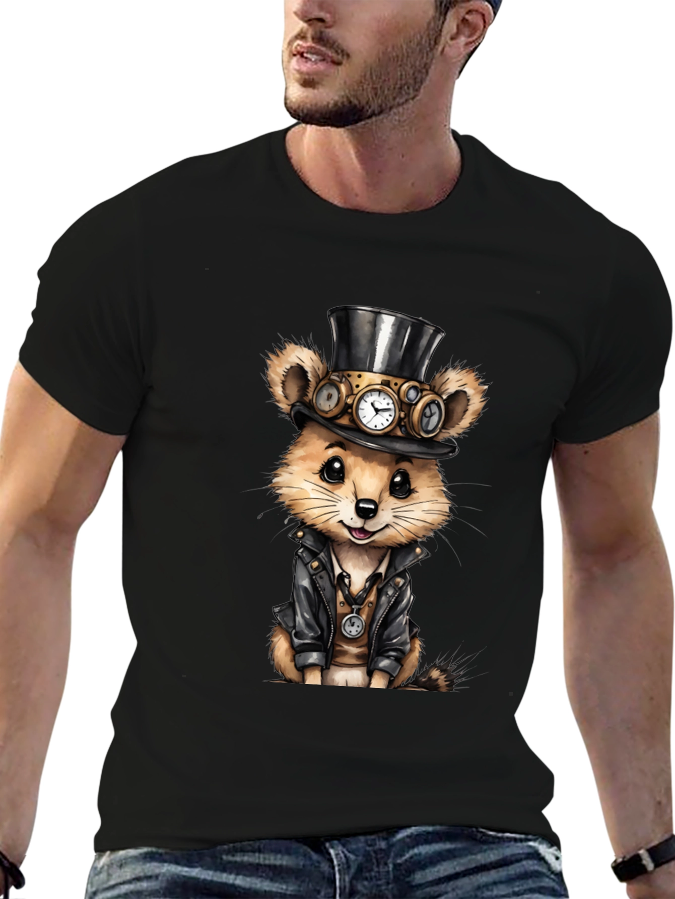 Steampunk Hamster Tee