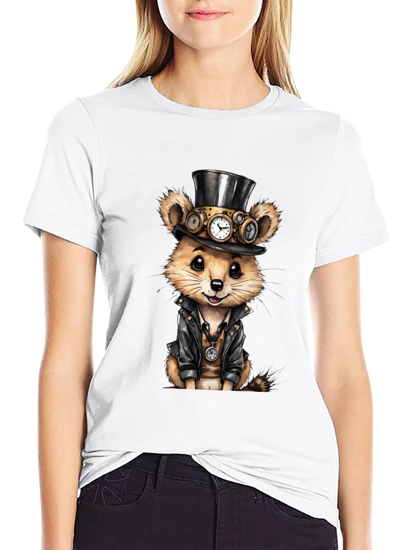 Steampunk Hamster Tee
