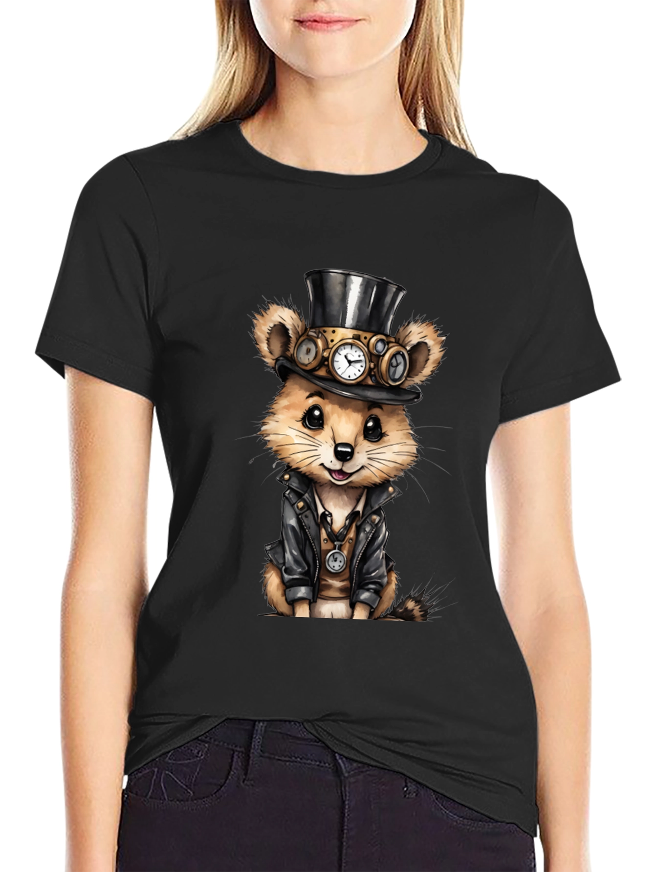 Steampunk Hamster Tee