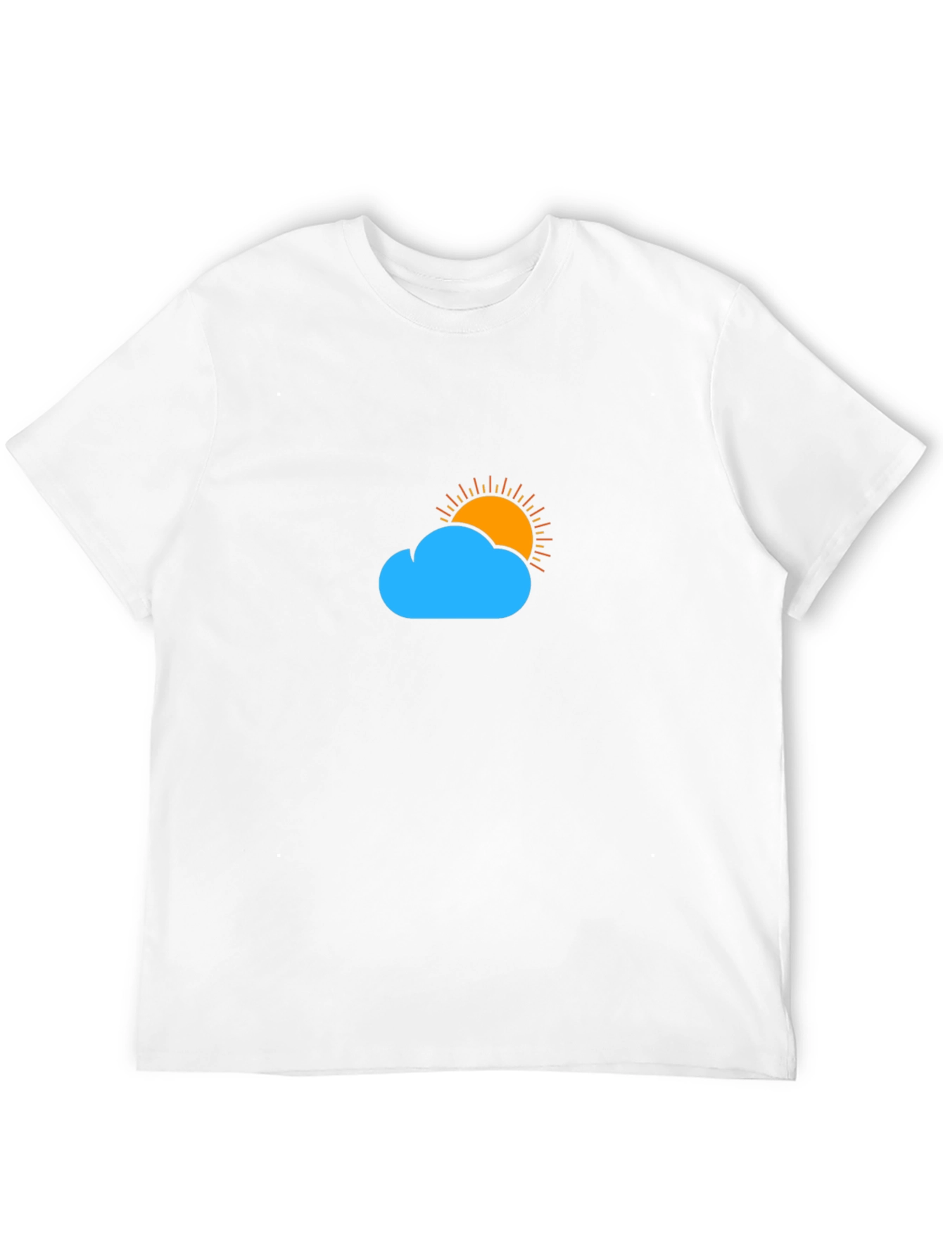 Cloud & Sun Graphic Tee - Black T-Shirt