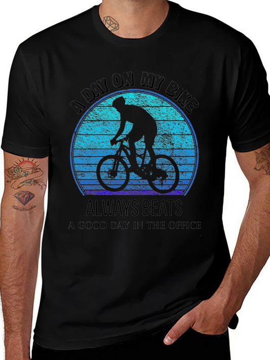 A Day on My Bike Graphic T-Shirt