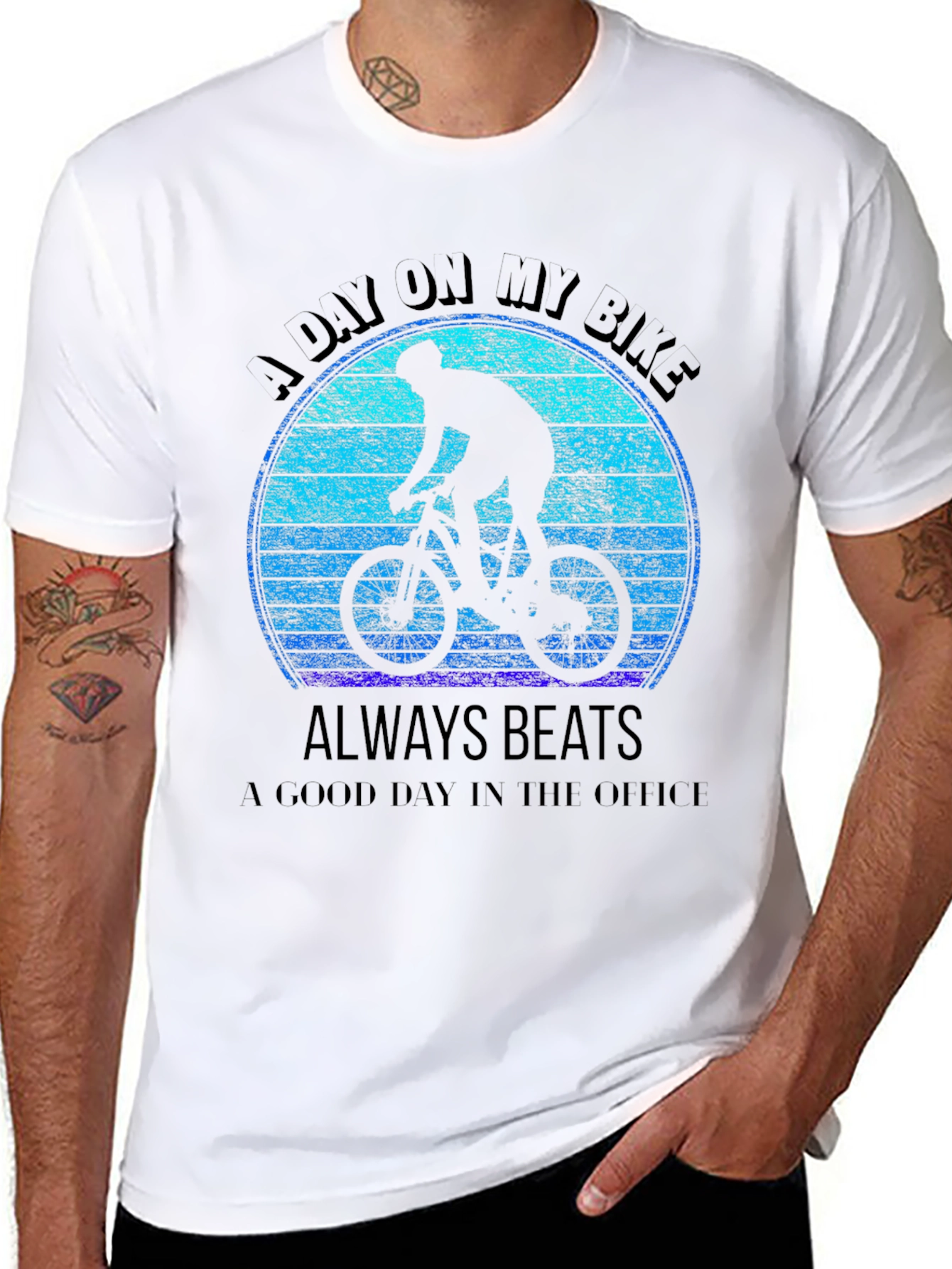 A Day on My Bike Graphic T-Shirt