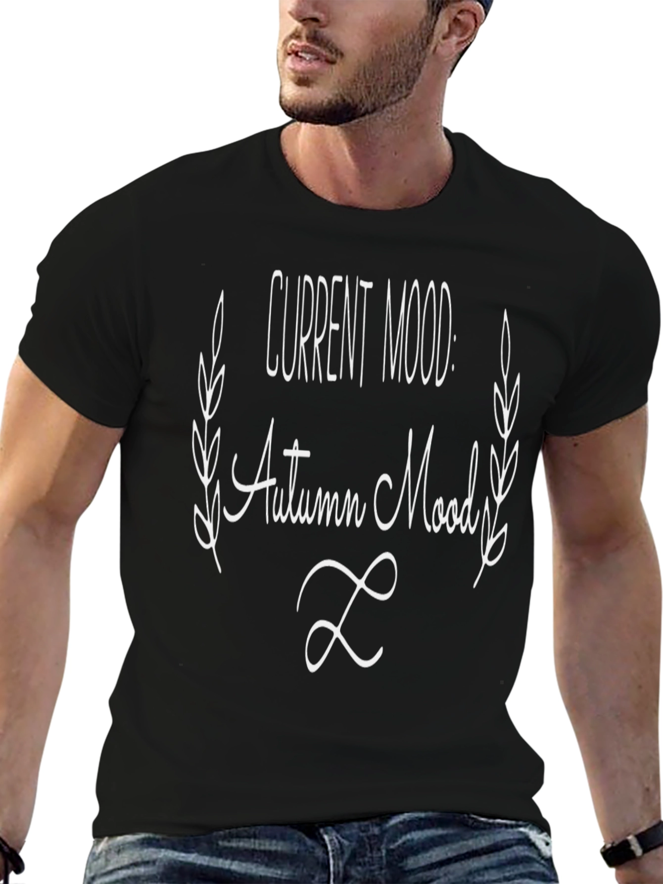 Autumn Mood Graphic Tee - Comfortable & Stylish