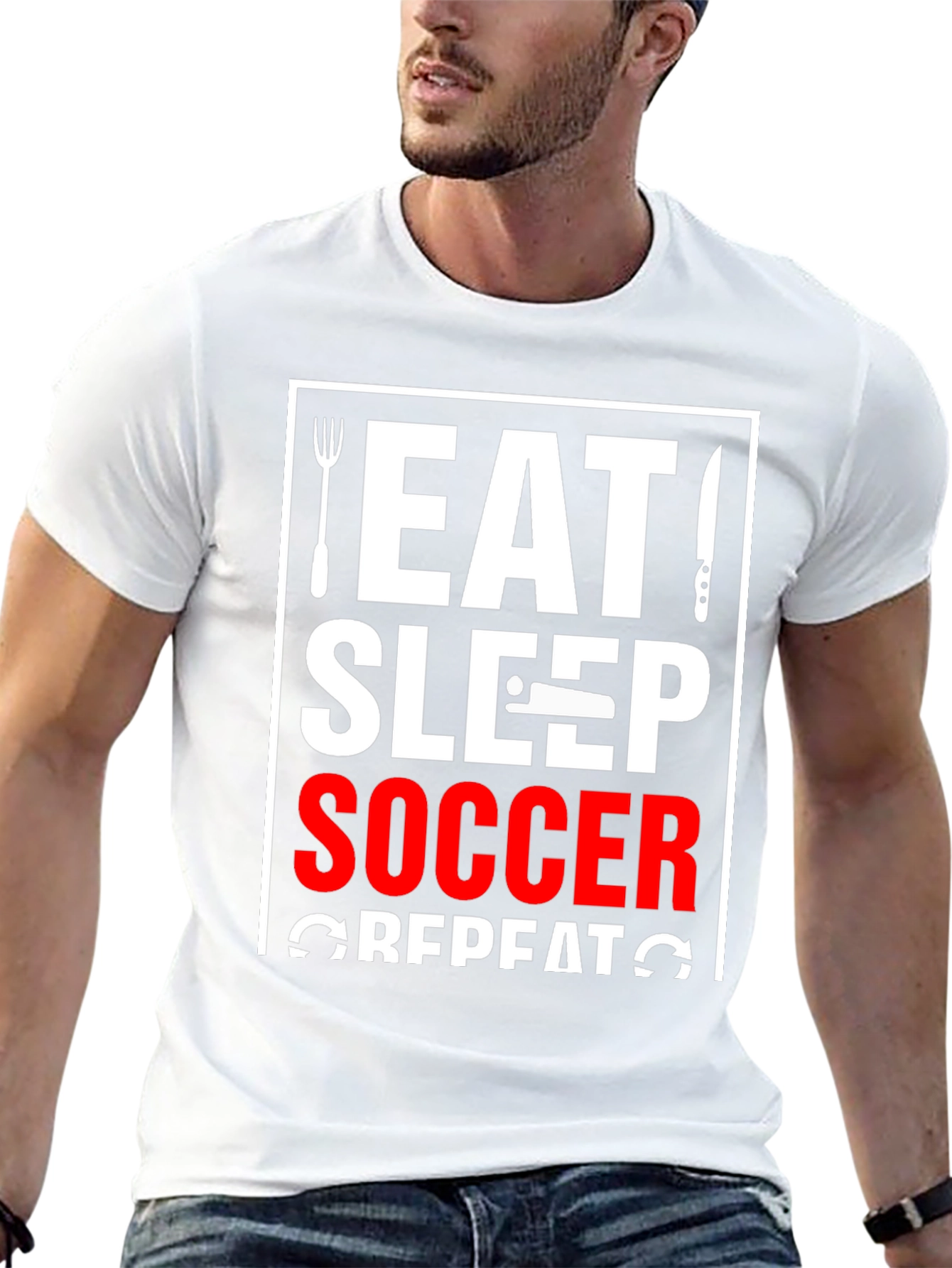 Eat Sleep Soccer Repeat T-Shirt