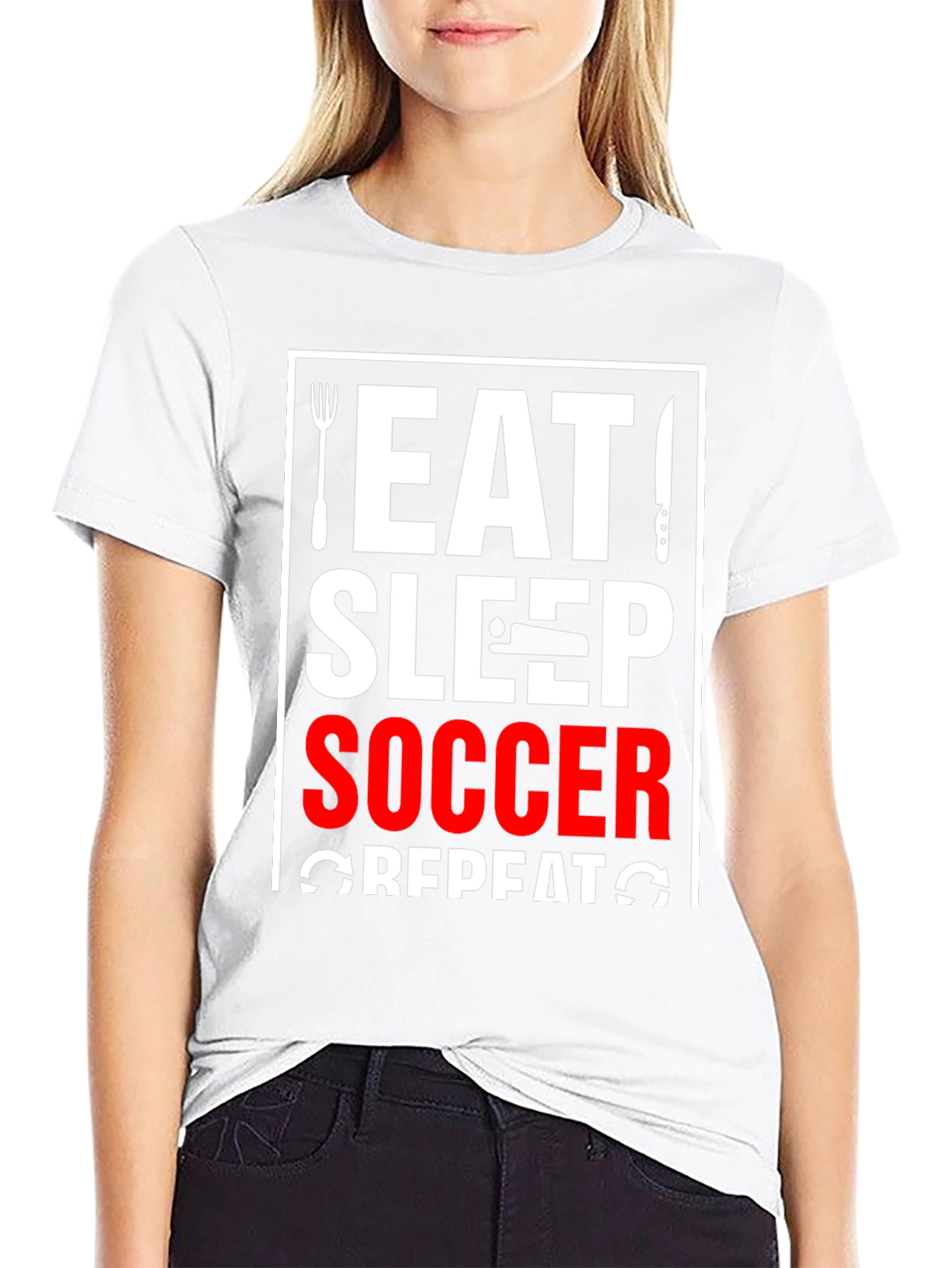 Eat Sleep Soccer Repeat T-Shirt