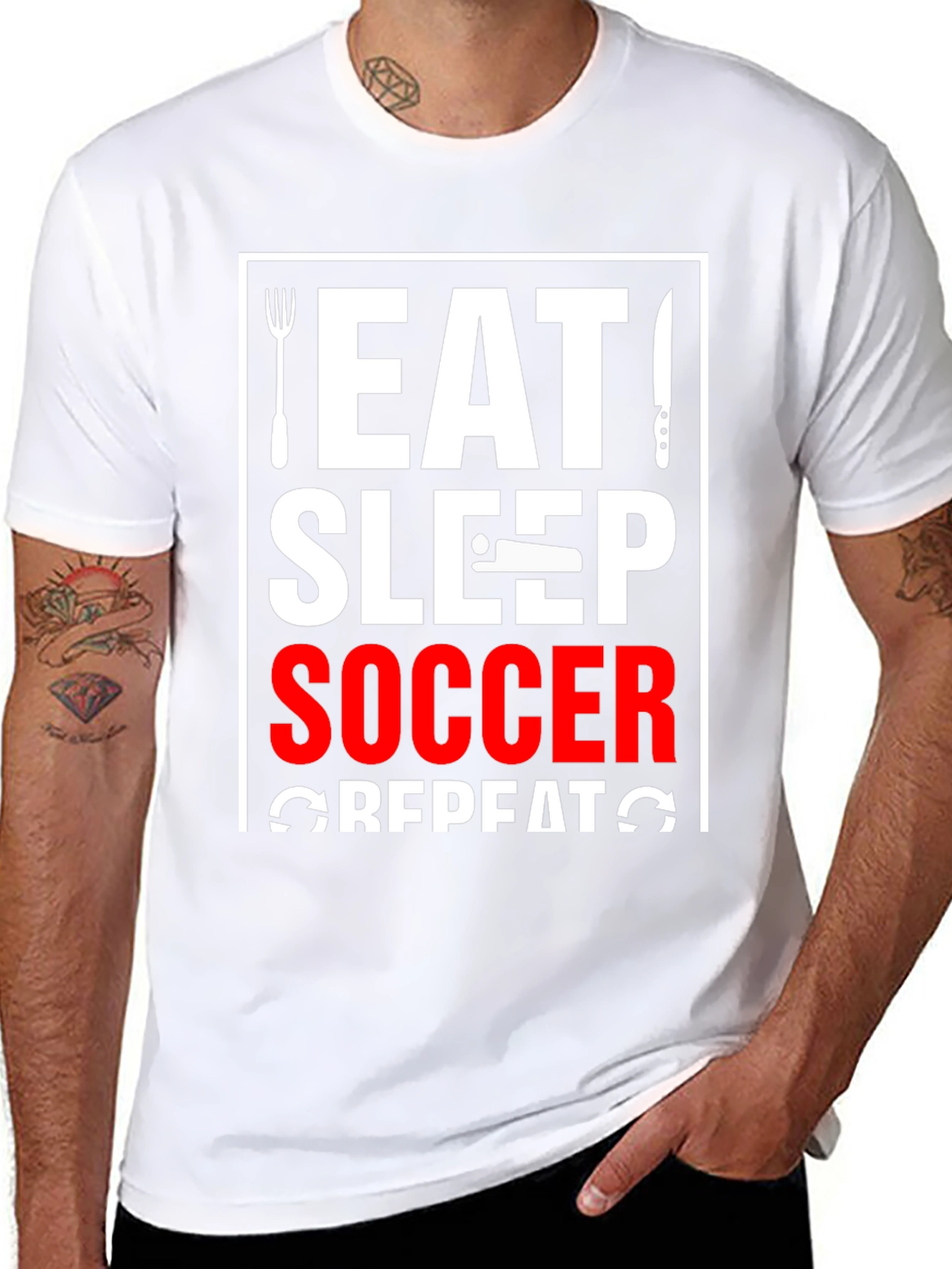 Eat Sleep Soccer Repeat T-Shirt