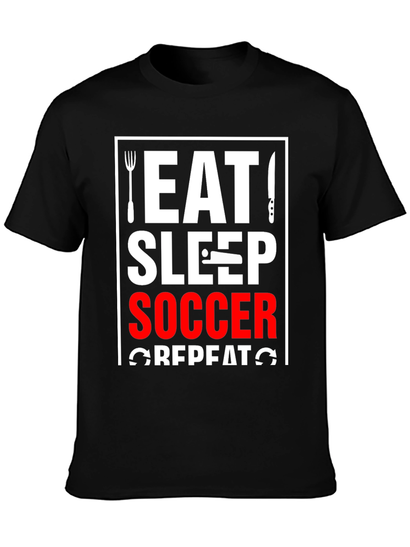 Eat Sleep Soccer Repeat T-Shirt
