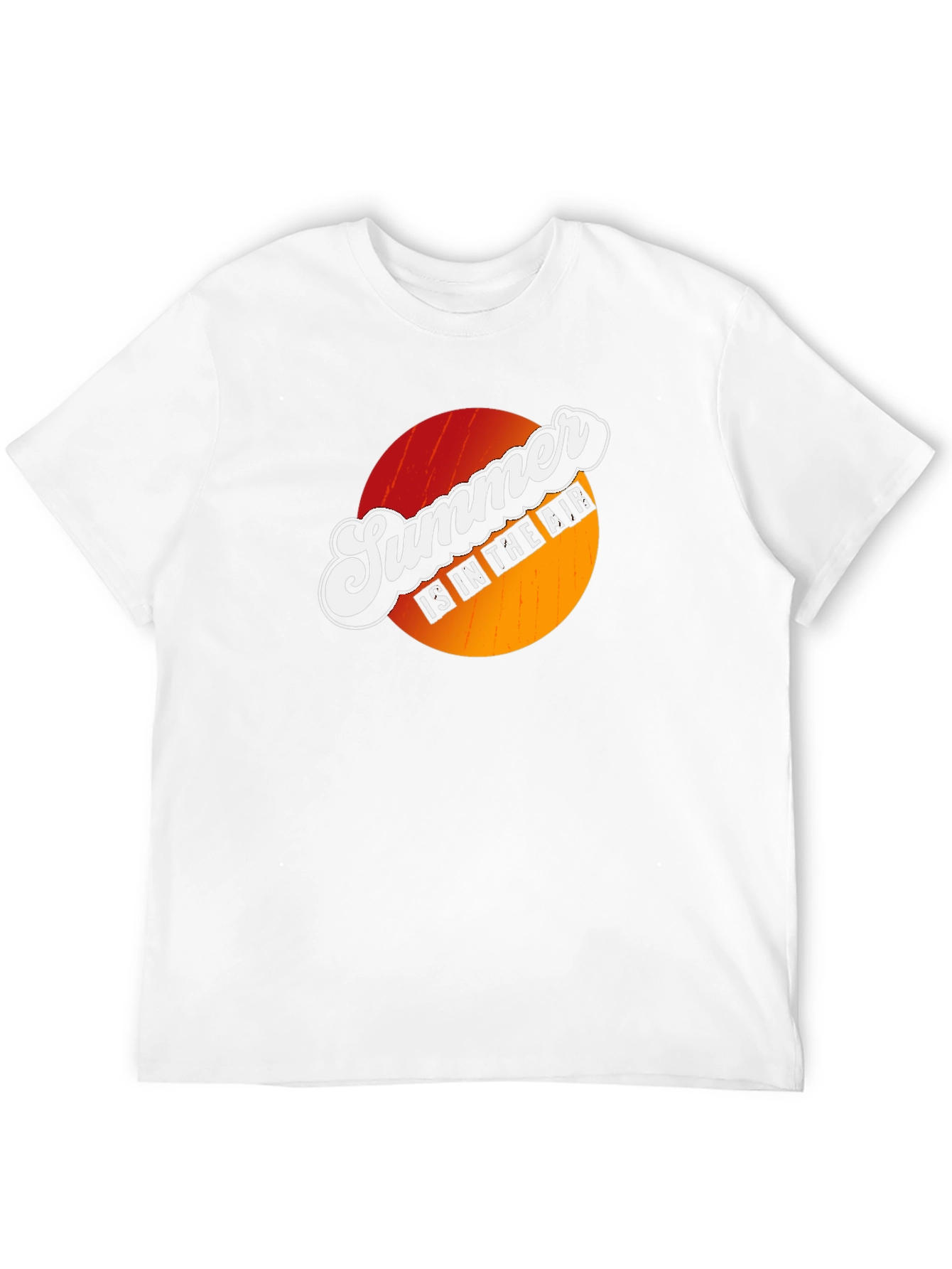 Summer is in the Air Graphic T-Shirt - Black