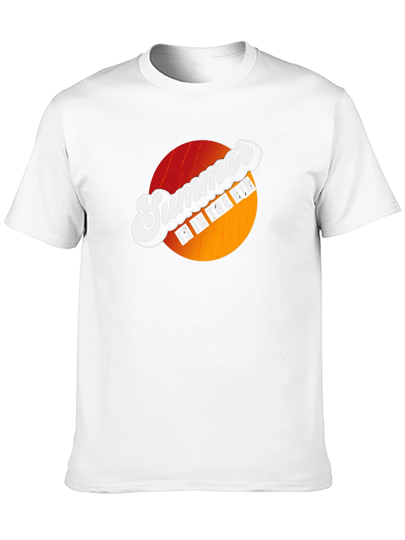 Summer is in the Air Graphic T-Shirt - Black