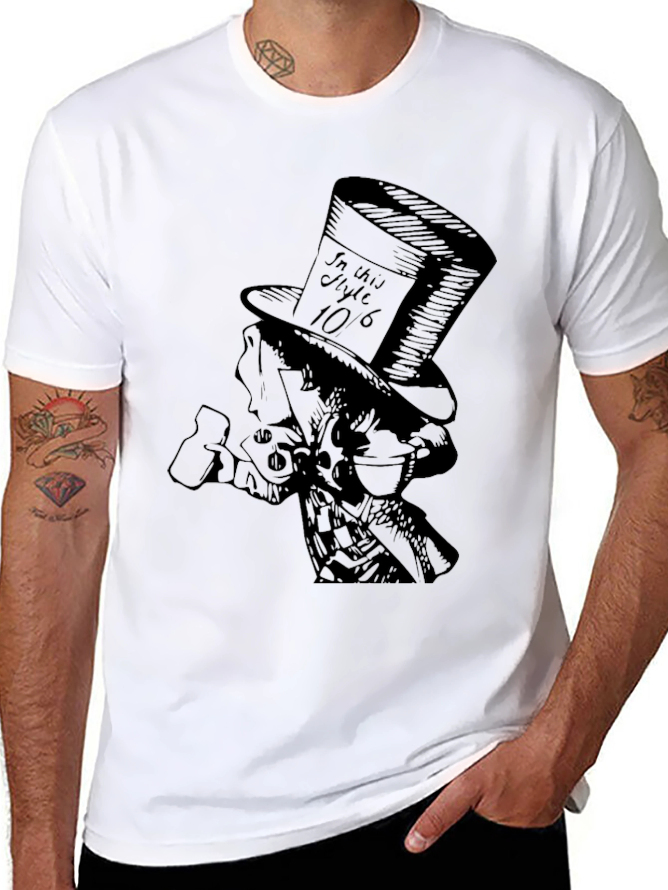 Mad Hatter T-Shirt - Alice in Wonderland Graphic Tee