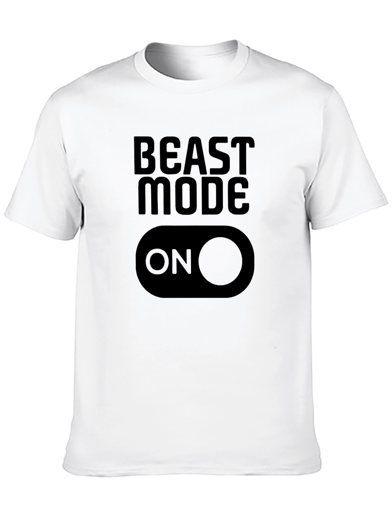Beast Mode On Graphic T-Shirt - Black