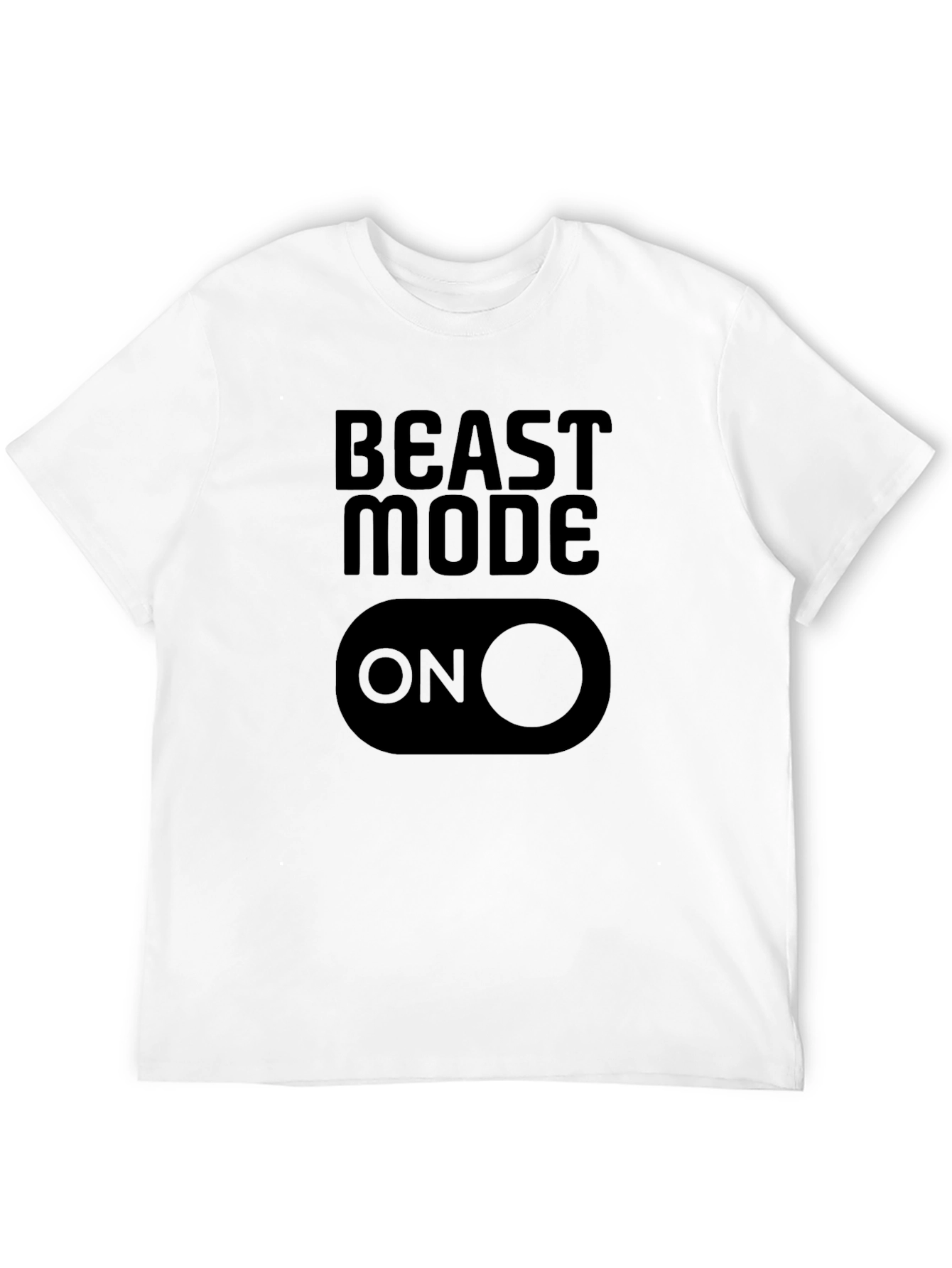 Beast Mode On Graphic T-Shirt - Black