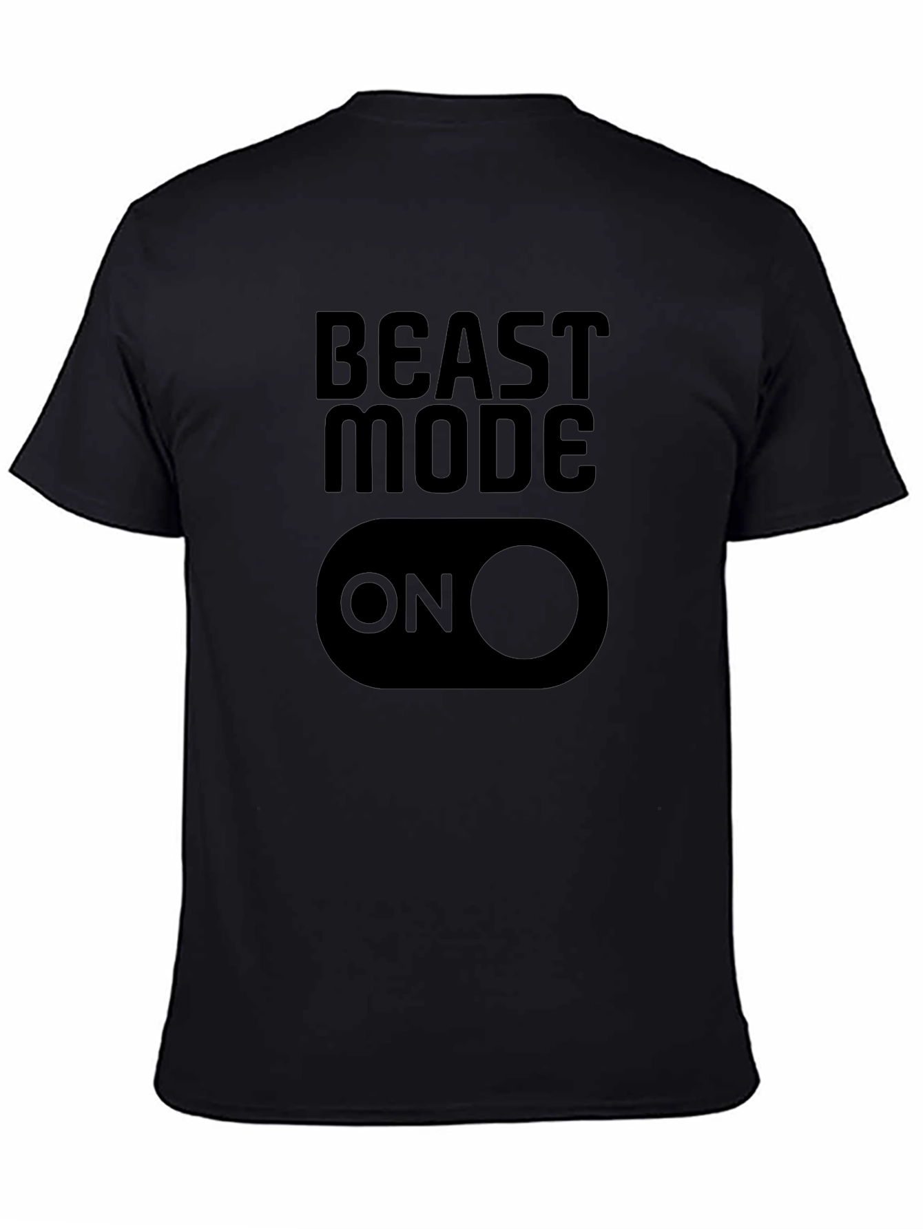 Beast Mode On Graphic T-Shirt - Black