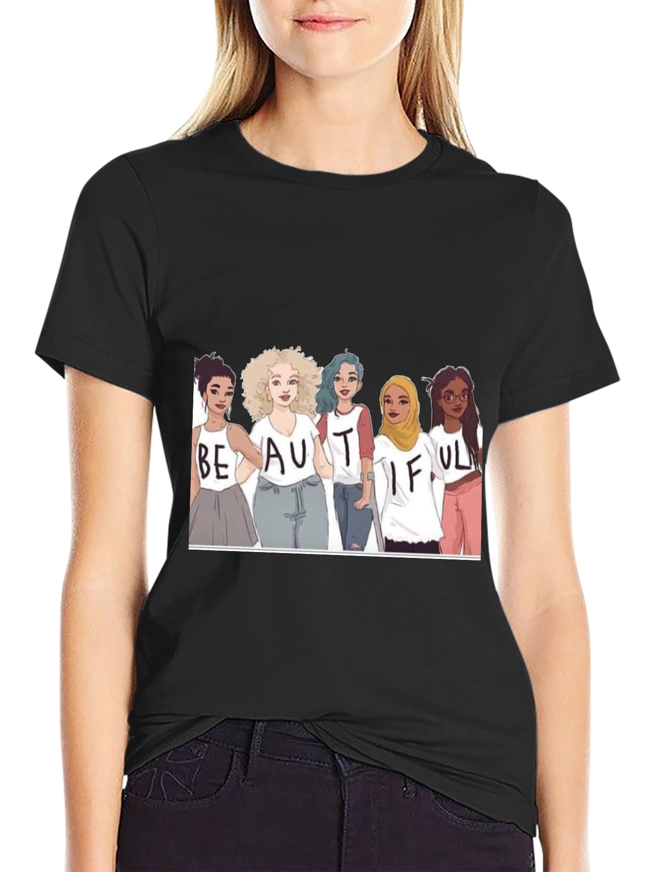 Beauty Diversity T-Shirt - Unisex Black Tee