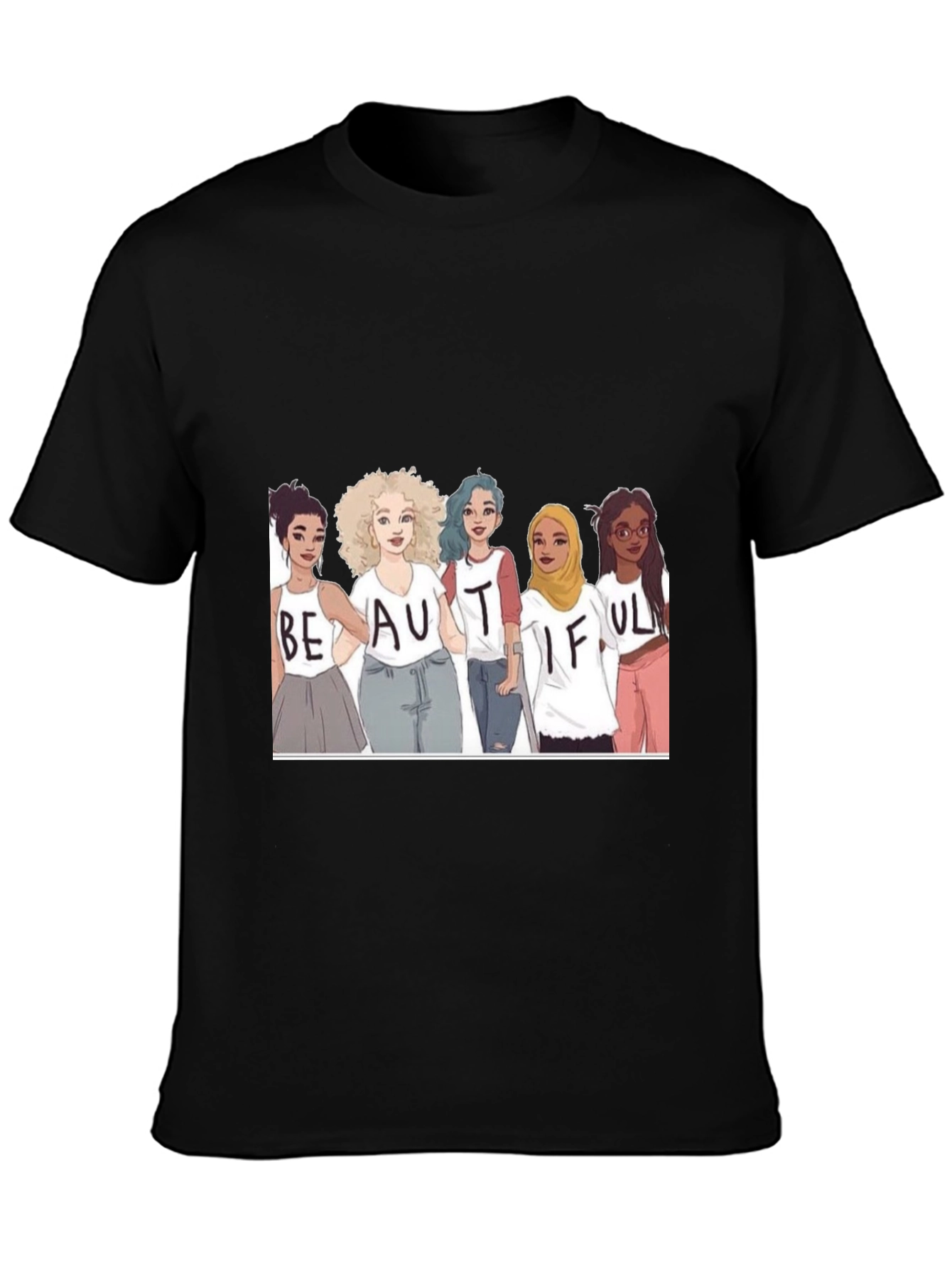 Beauty Diversity T-Shirt - Unisex Black Tee