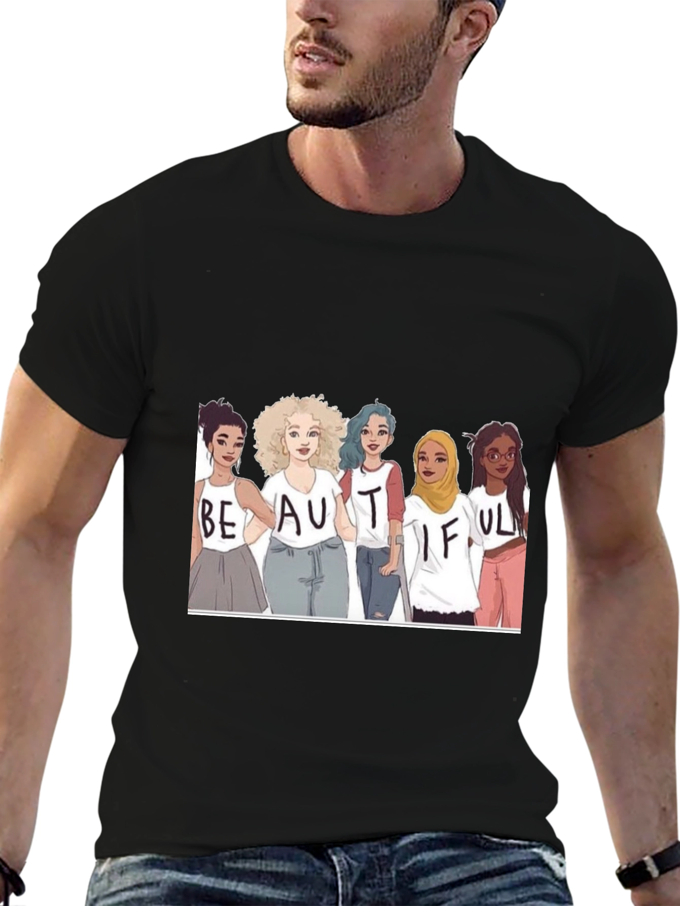 Beauty Diversity T-Shirt - Unisex Black Tee
