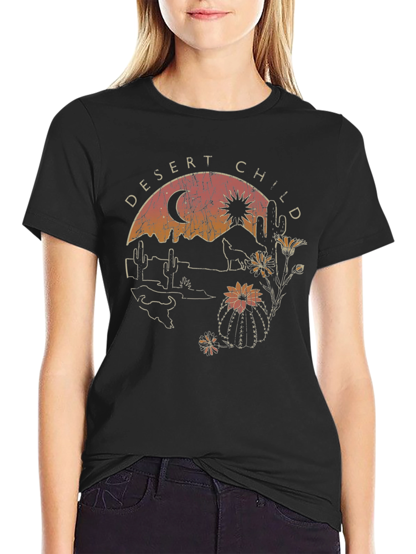 Desert Child Graphic T-Shirt - Western Style Tee
