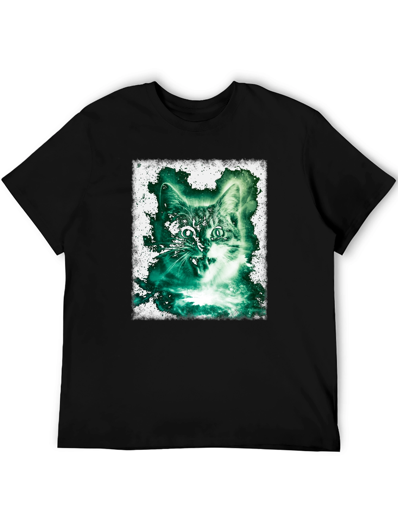 Emerald Cat Graphic Tee