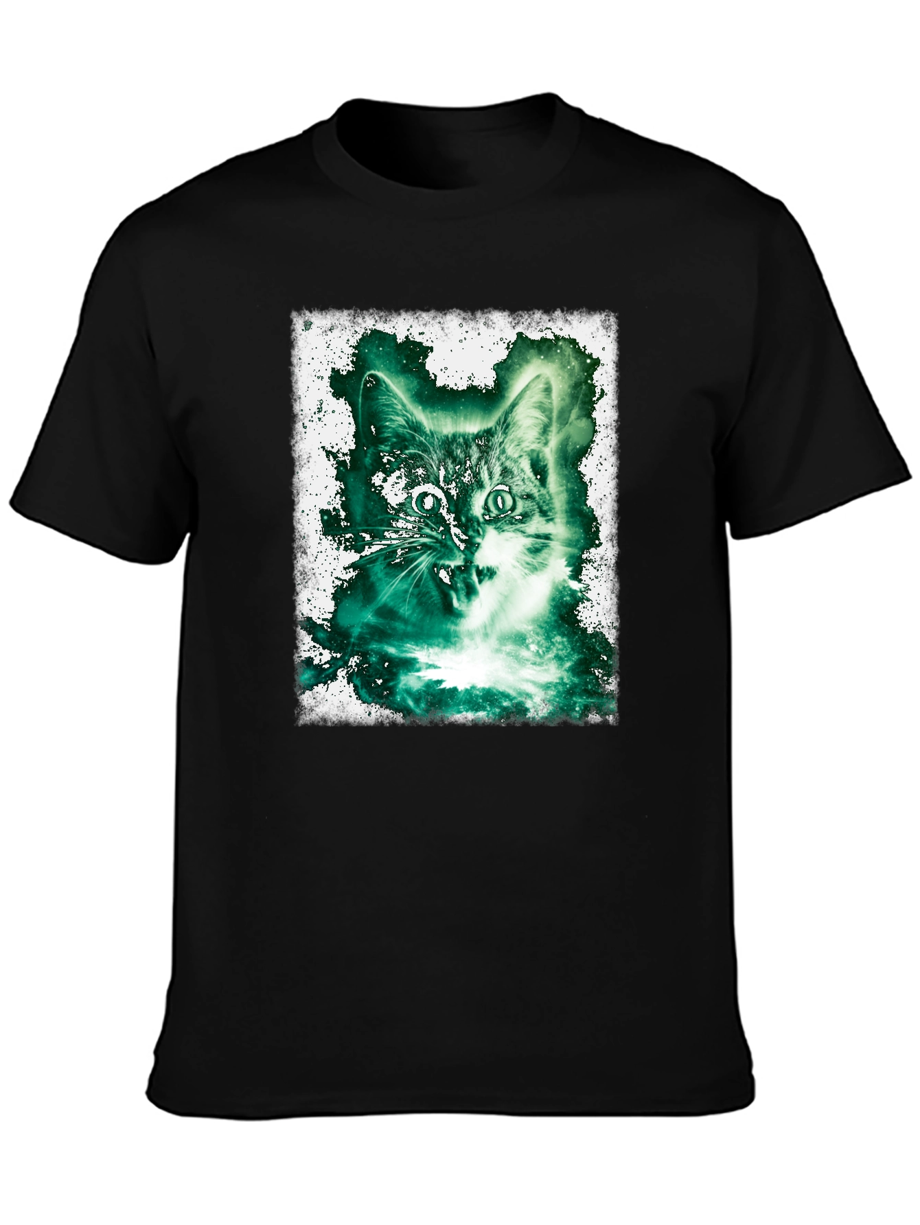Emerald Cat Graphic Tee