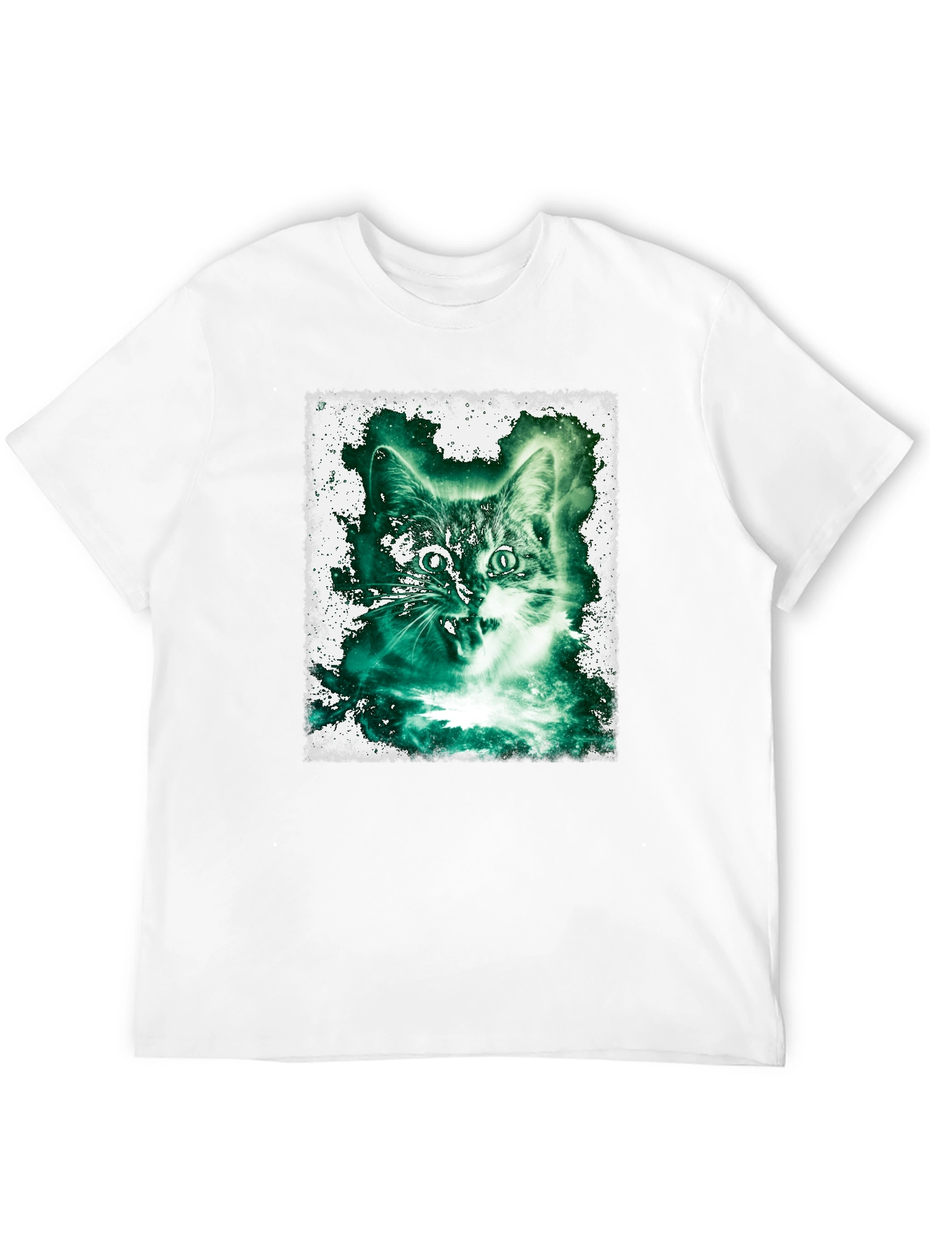 Emerald Cat Graphic Tee