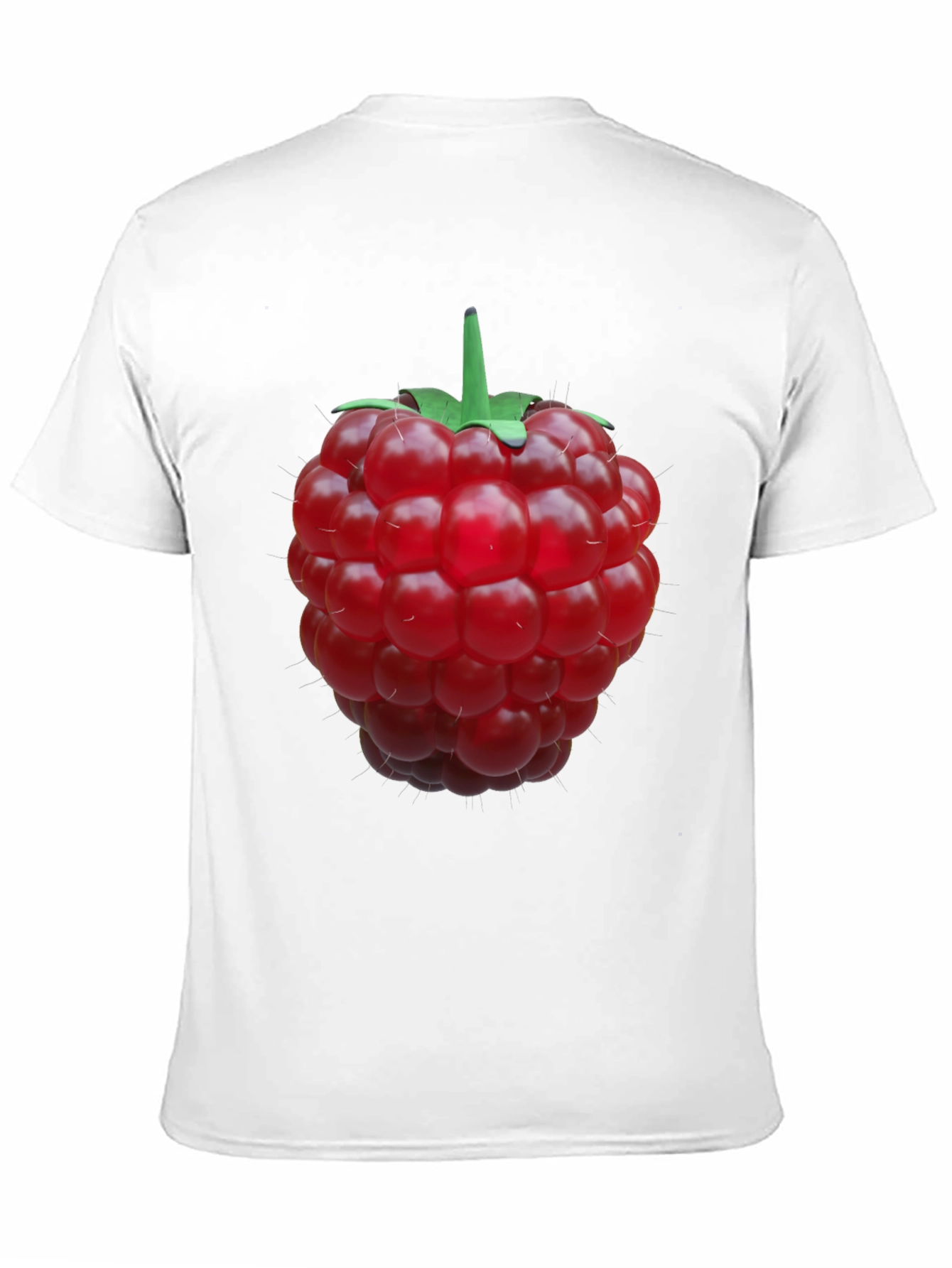 Raspberry Graphic Black T-Shirt