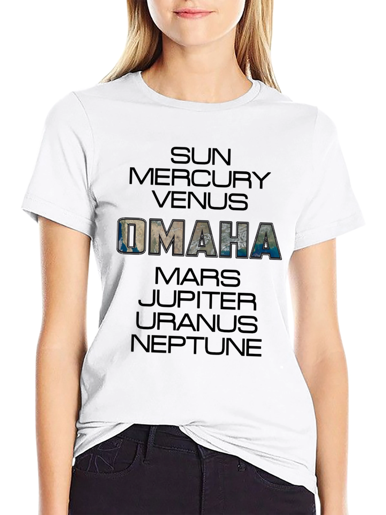 Omaha Planet T-Shirt - Celestial City Tee
