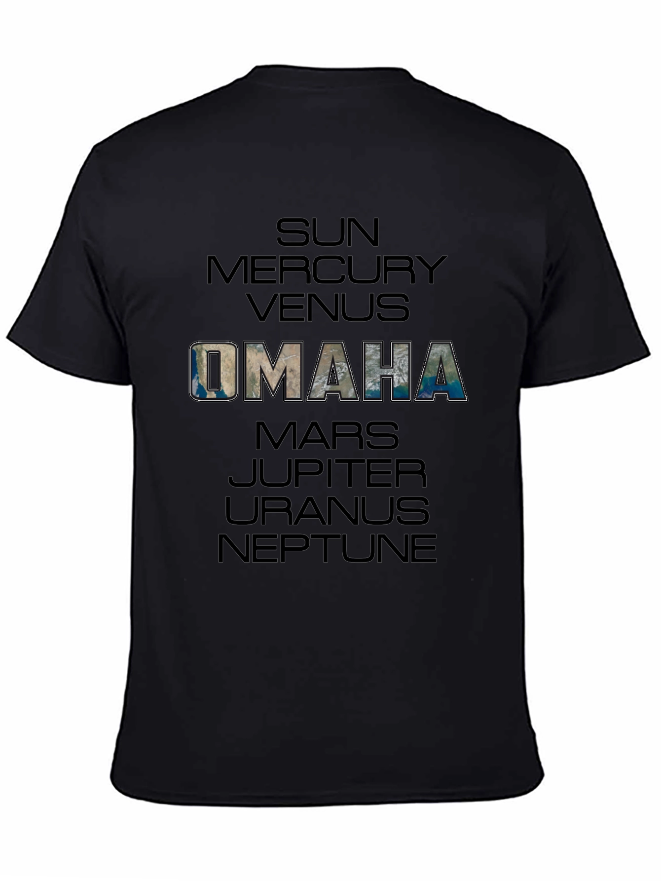 Omaha Planet T-Shirt - Celestial City Tee