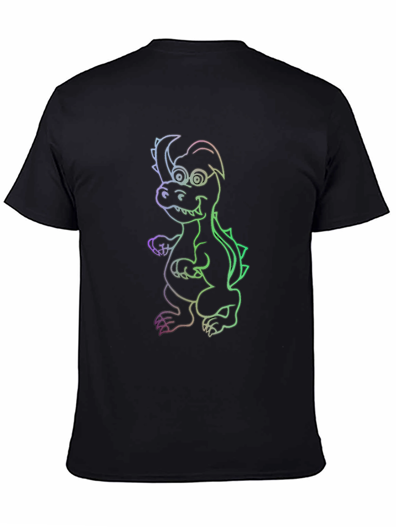 Cool Dragon Graphic Black T-Shirt