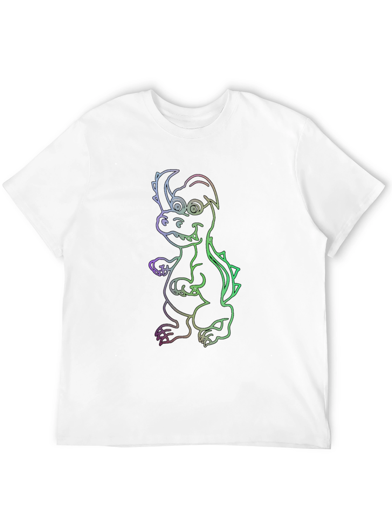 Cool Dragon Graphic Black T-Shirt