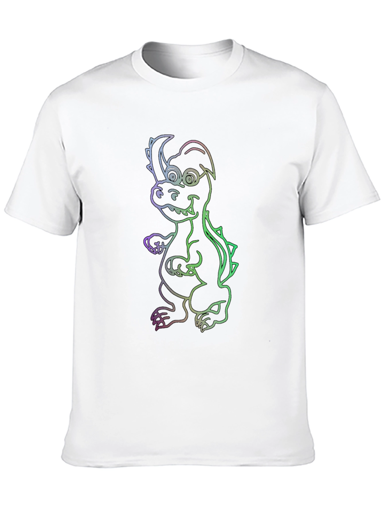 Cool Dragon Graphic Black T-Shirt