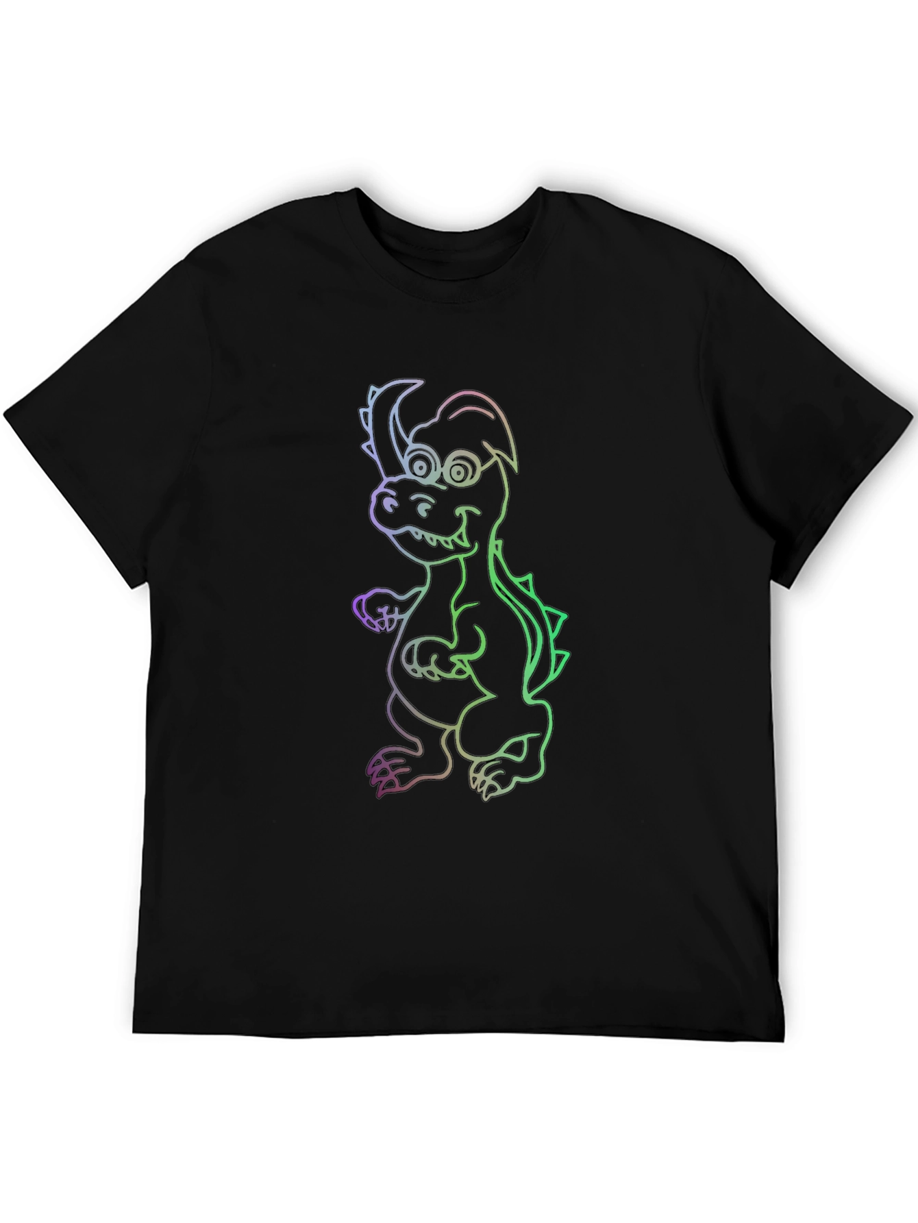 Cool Dragon Graphic Black T-Shirt