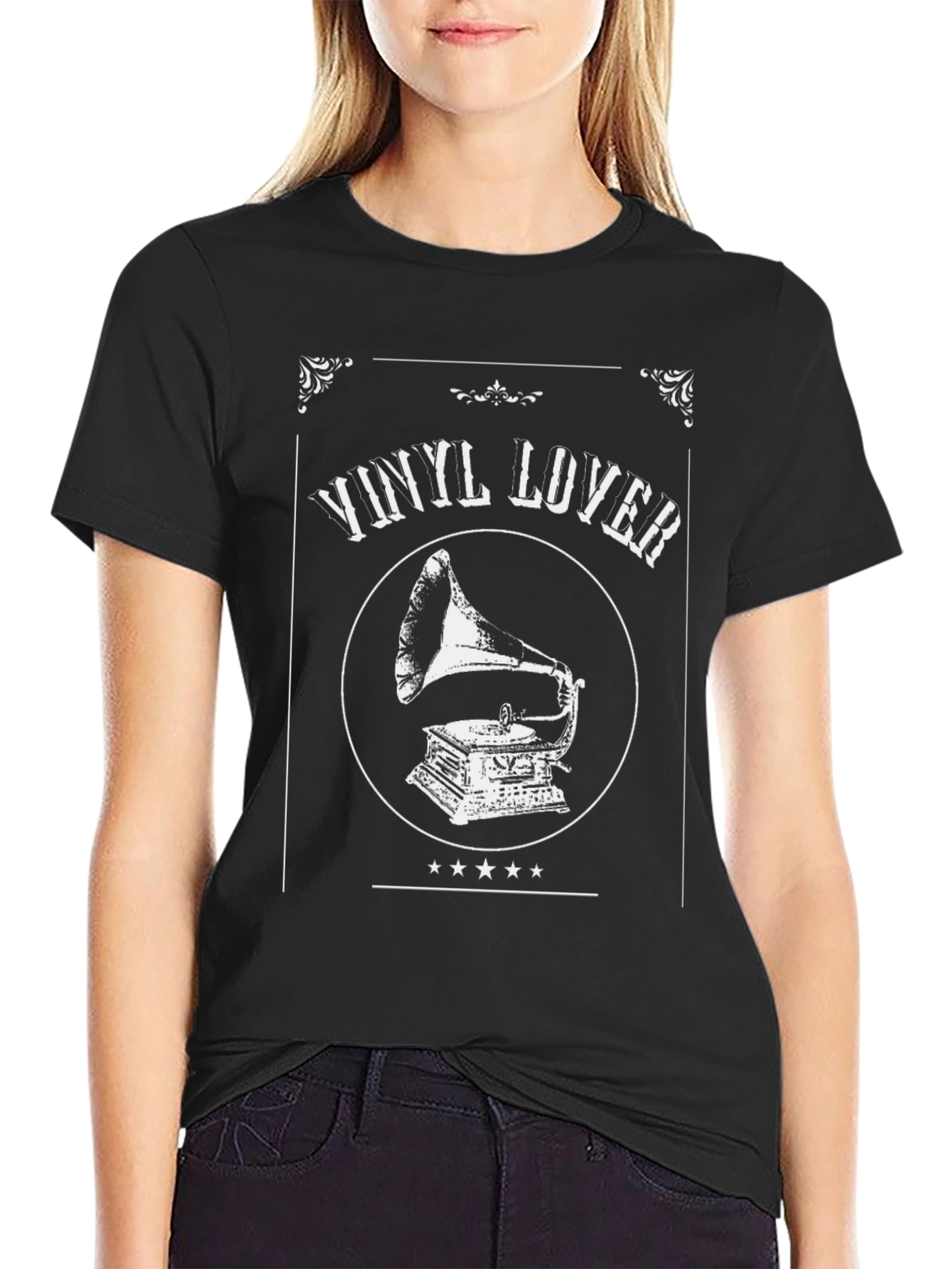 Vinyl Lover Graphic T-Shirt - Retro Music Fan Tee