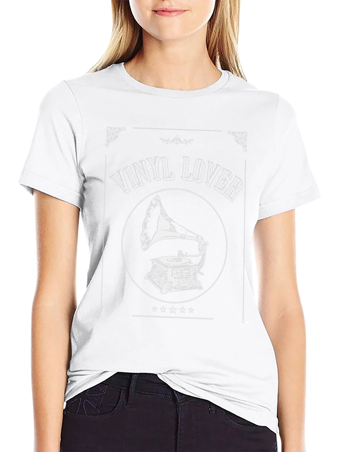 Vinyl Lover Graphic T-Shirt - Retro Music Fan Tee