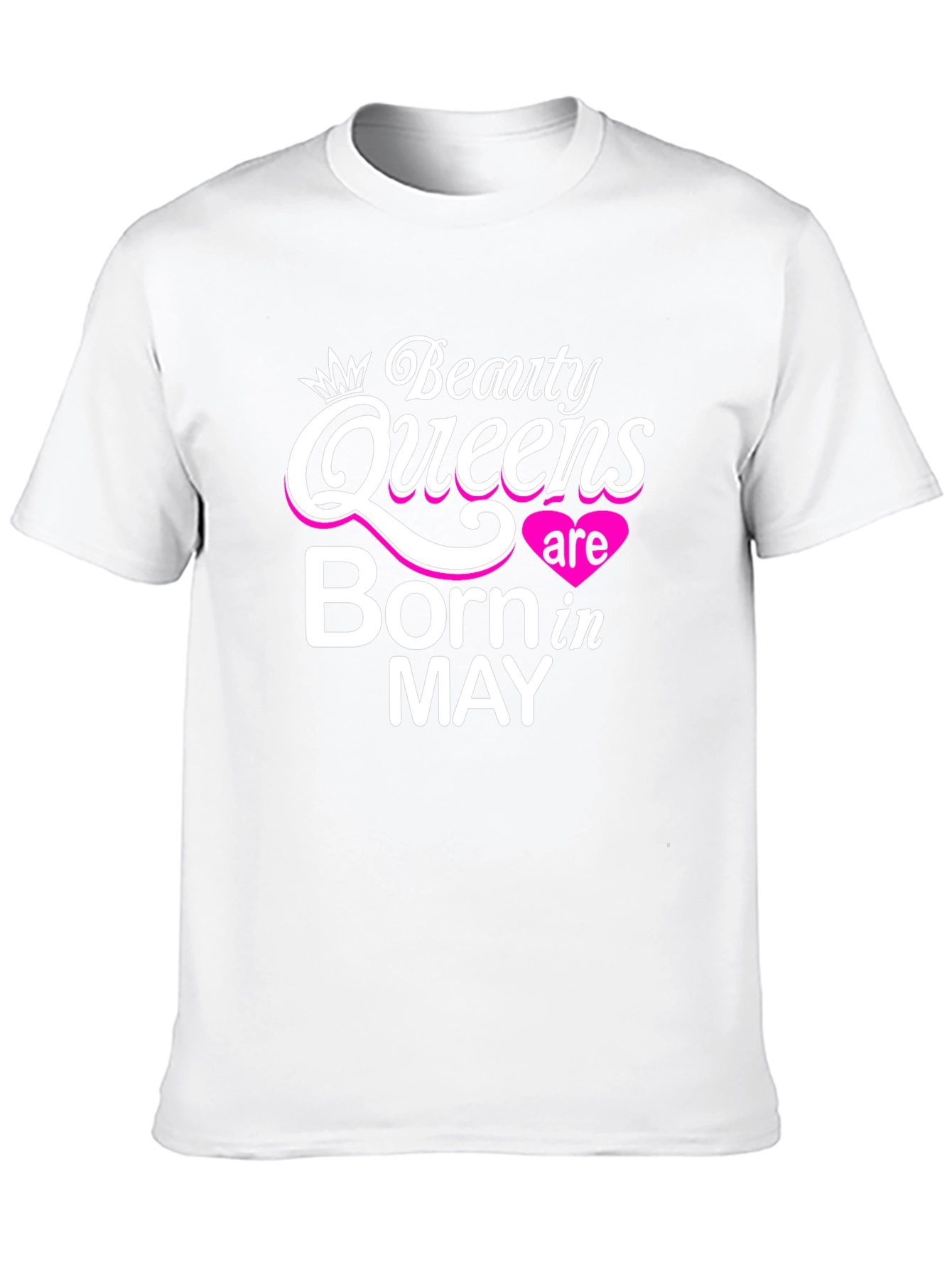 Beauty Queens Born in May - Black T-Shirt
