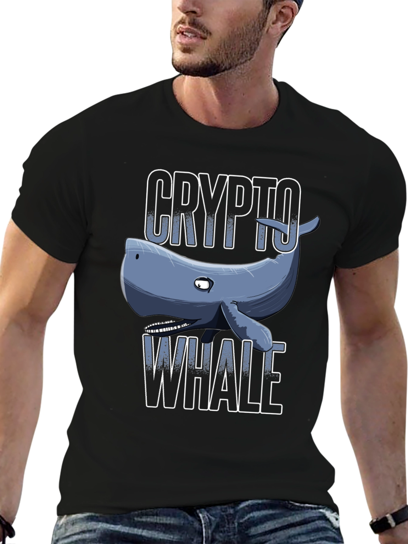 Crypto Whale T-Shirt - Trendy Graphic Tee