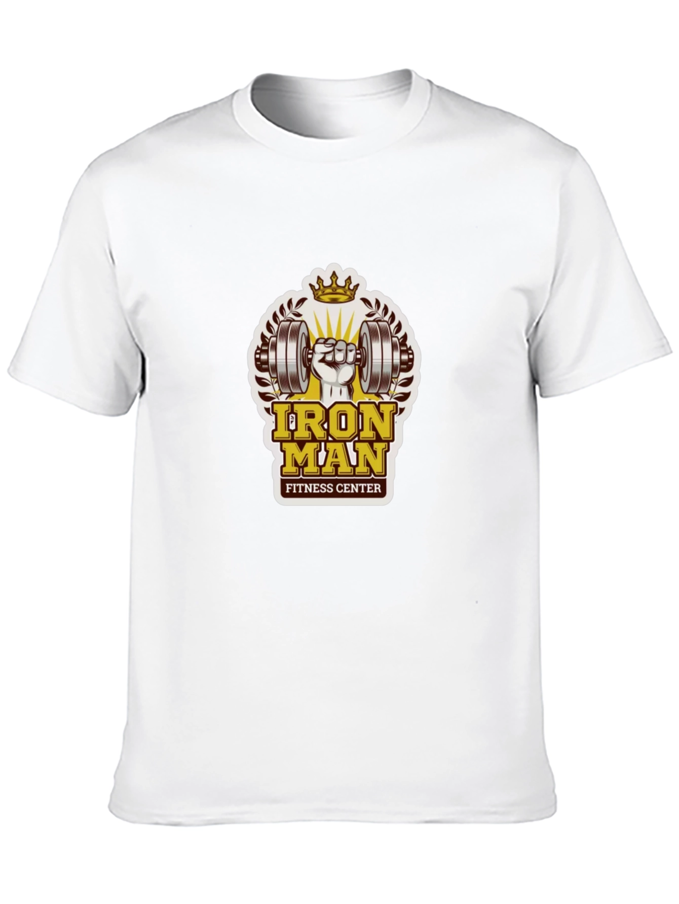 Iron Man Fitness Center Black T-Shirt
