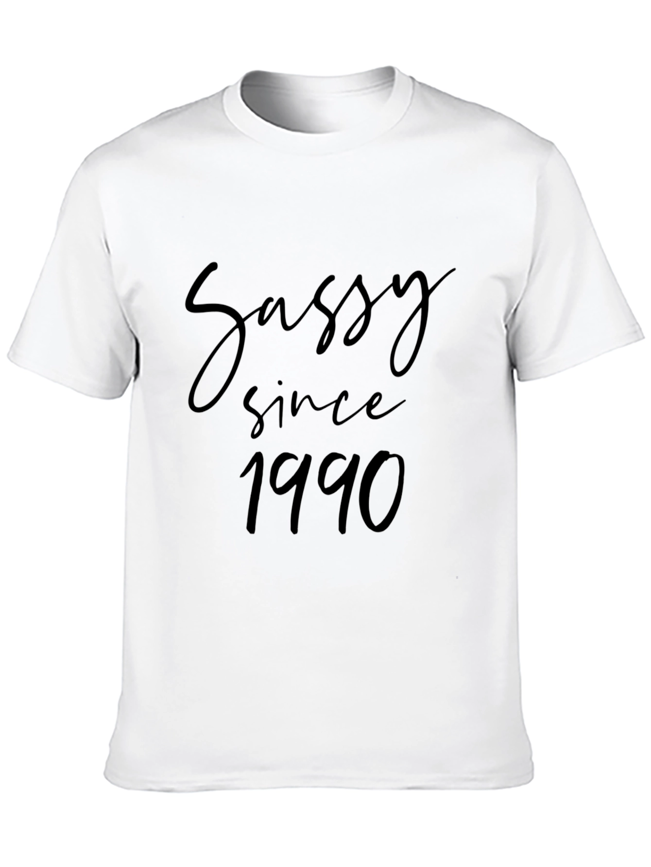 Sassy Since 1990 Black T-Shirt