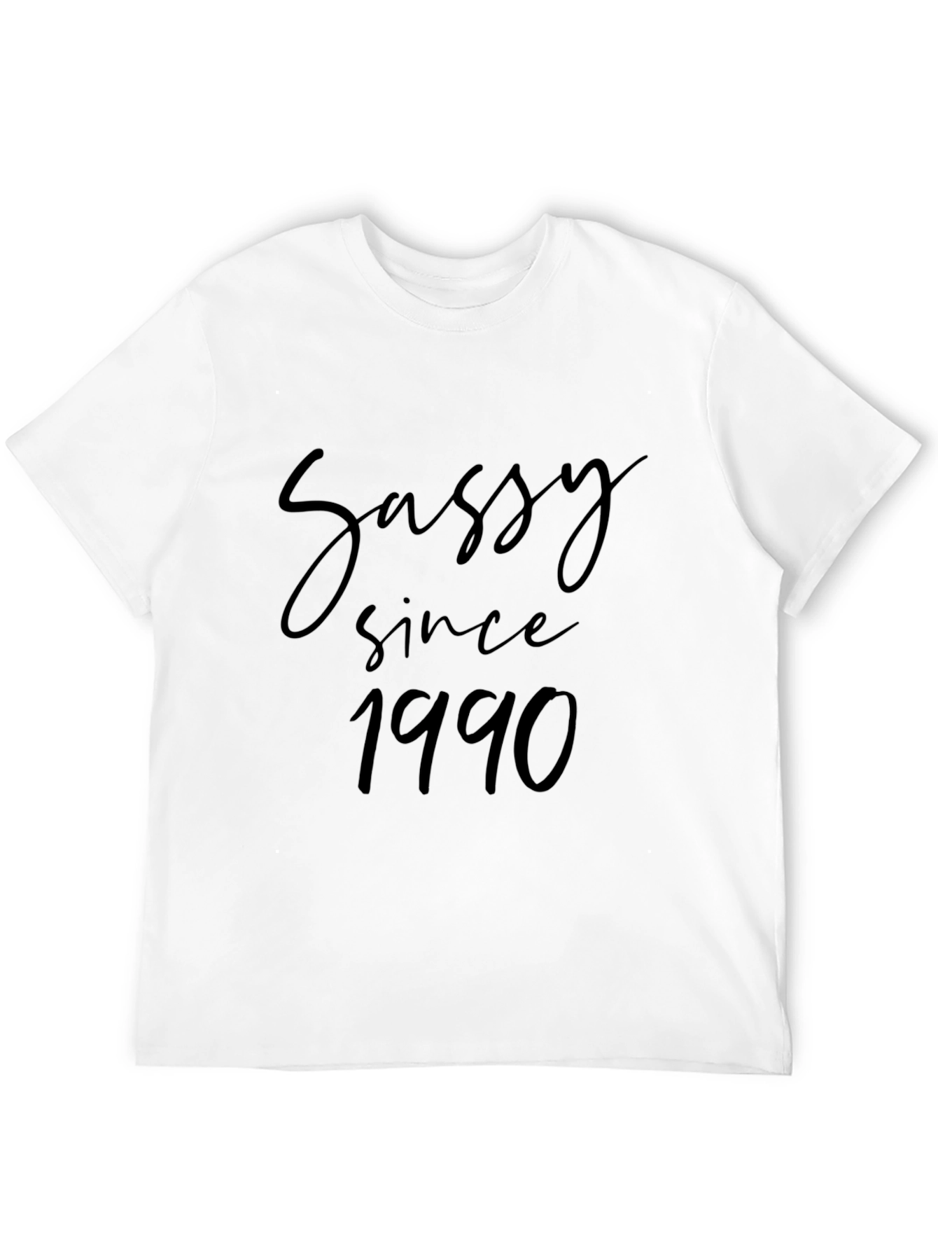 Sassy Since 1990 Black T-Shirt